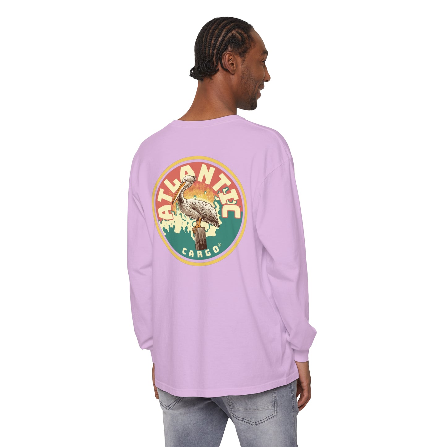Vintage Atlantic Cargo Pelican Long Sleeve Tee