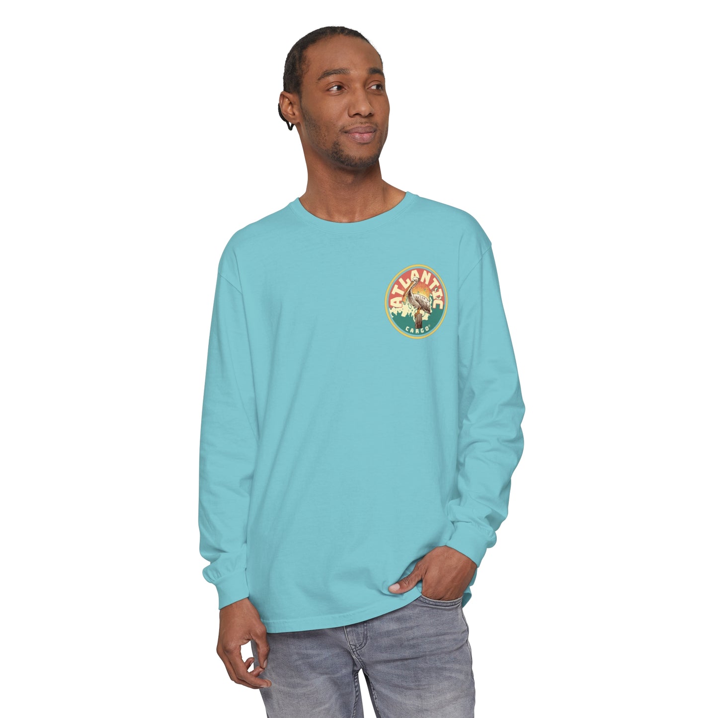 Vintage Atlantic Cargo Pelican Long Sleeve Tee