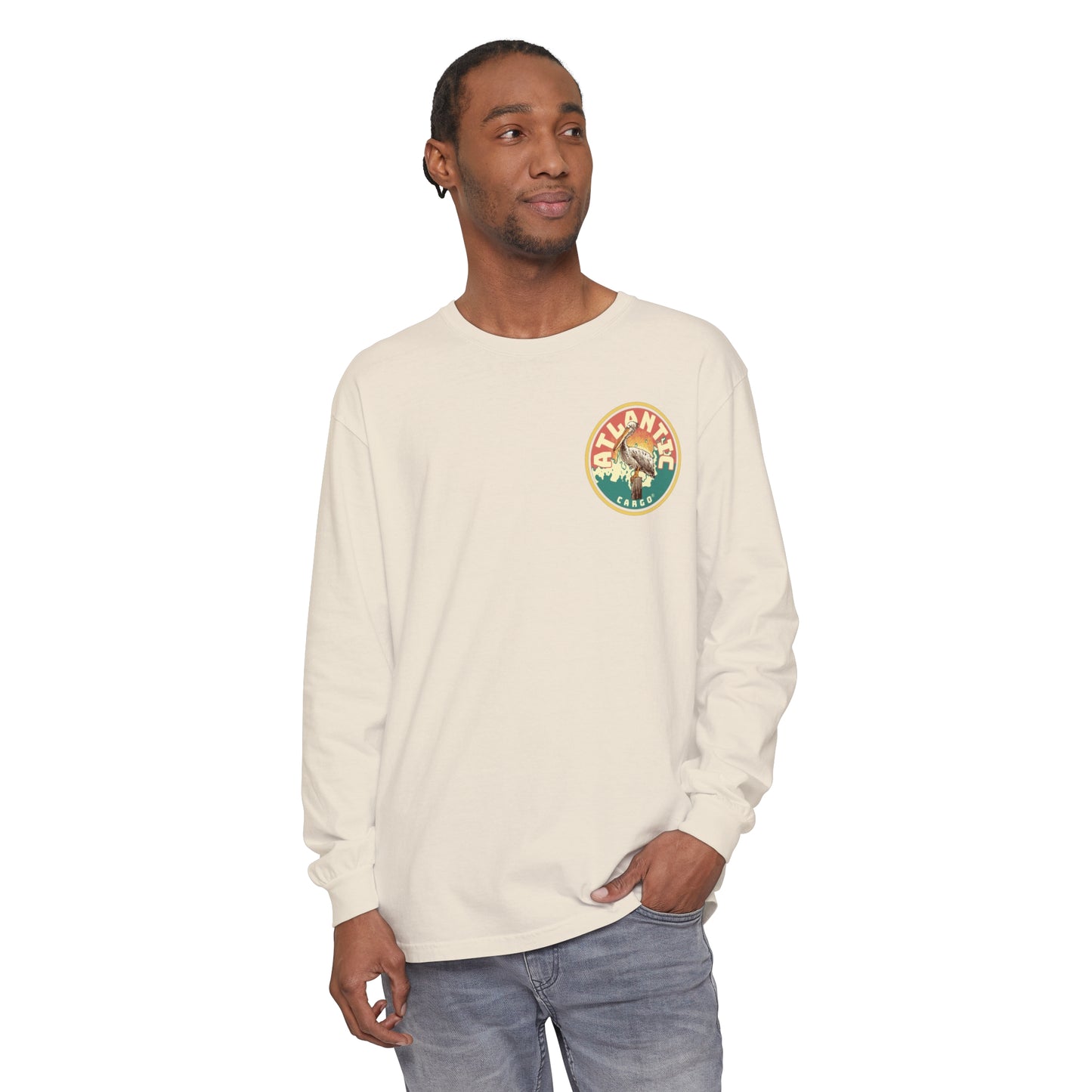 Vintage Atlantic Cargo Pelican Long Sleeve Tee