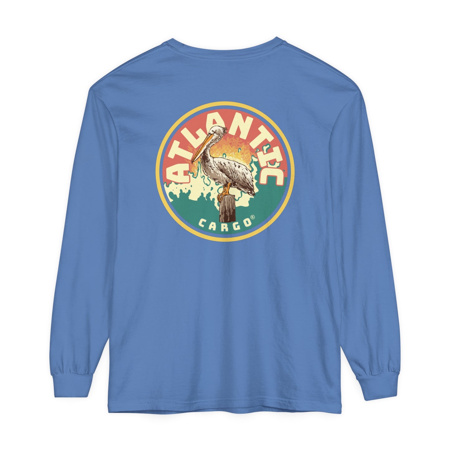 Vintage Atlantic Cargo Pelican Long Sleeve Tee