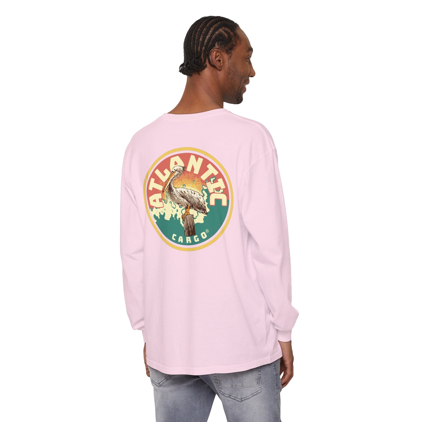 Vintage Atlantic Cargo Pelican Long Sleeve Tee