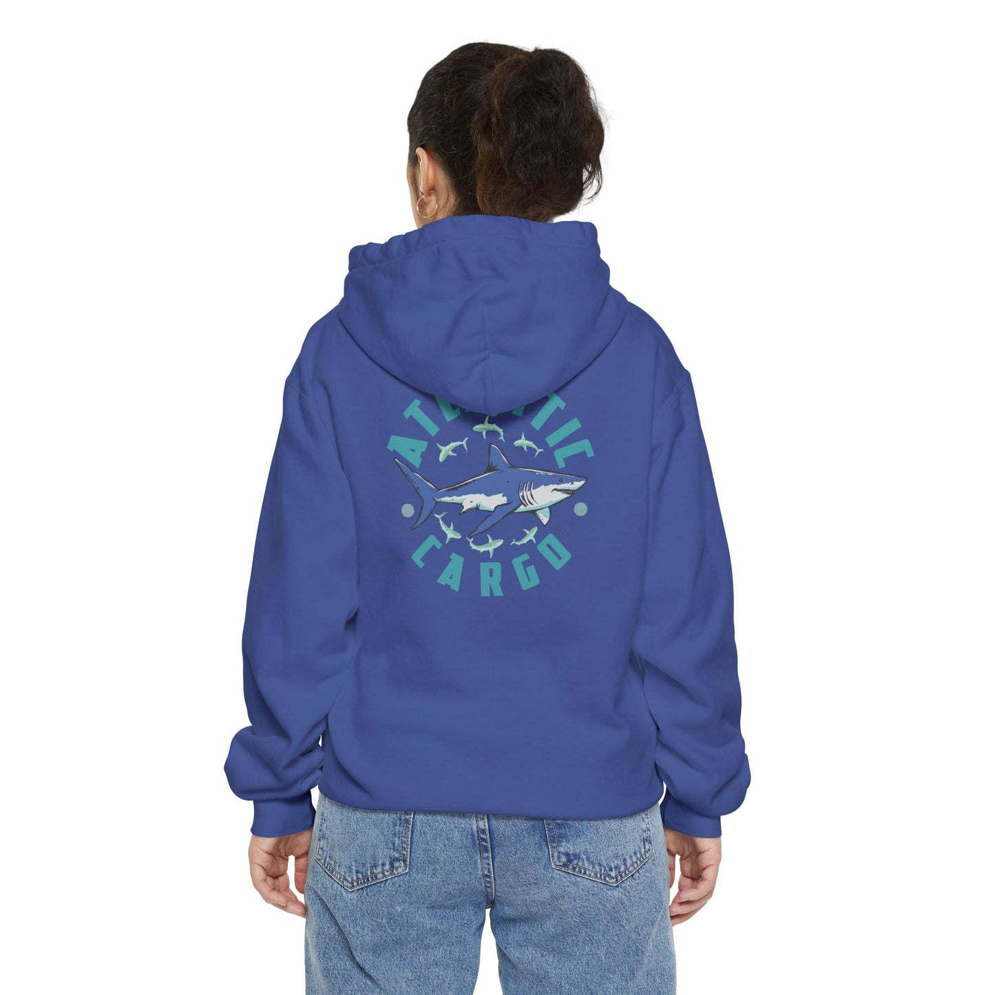 Atlantic Cargo Co. Retro Shark Hoodie