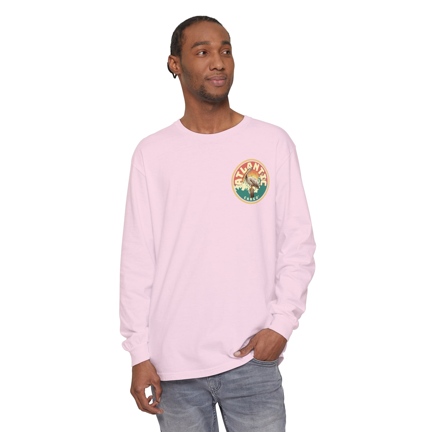 Vintage Atlantic Cargo Pelican Long Sleeve Tee