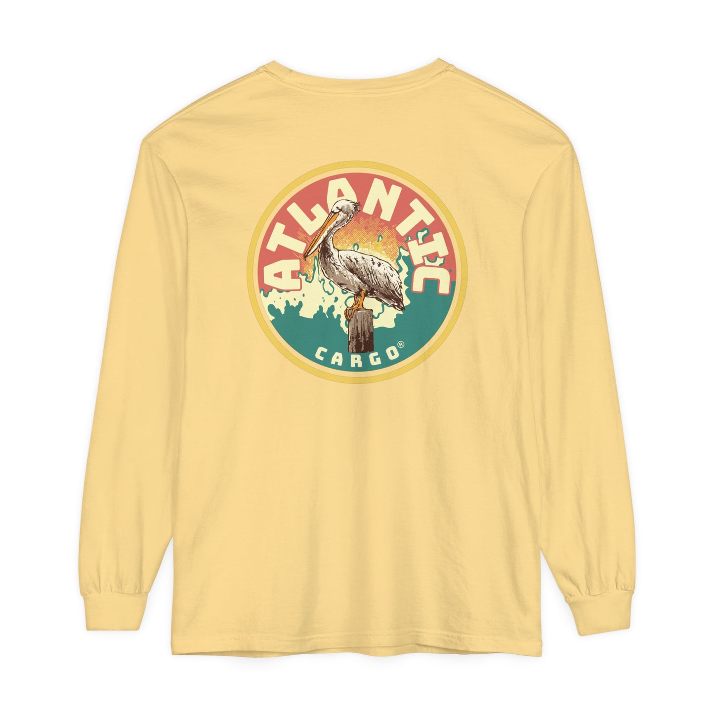 Vintage Atlantic Cargo Pelican Long Sleeve Tee