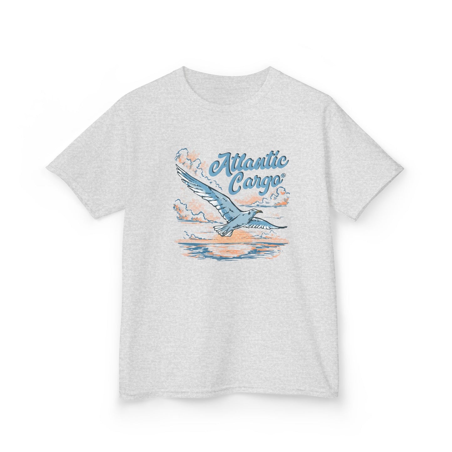 Atlantic Cargo Kids Tee - Vintage Seagull Graphic T-Shirt