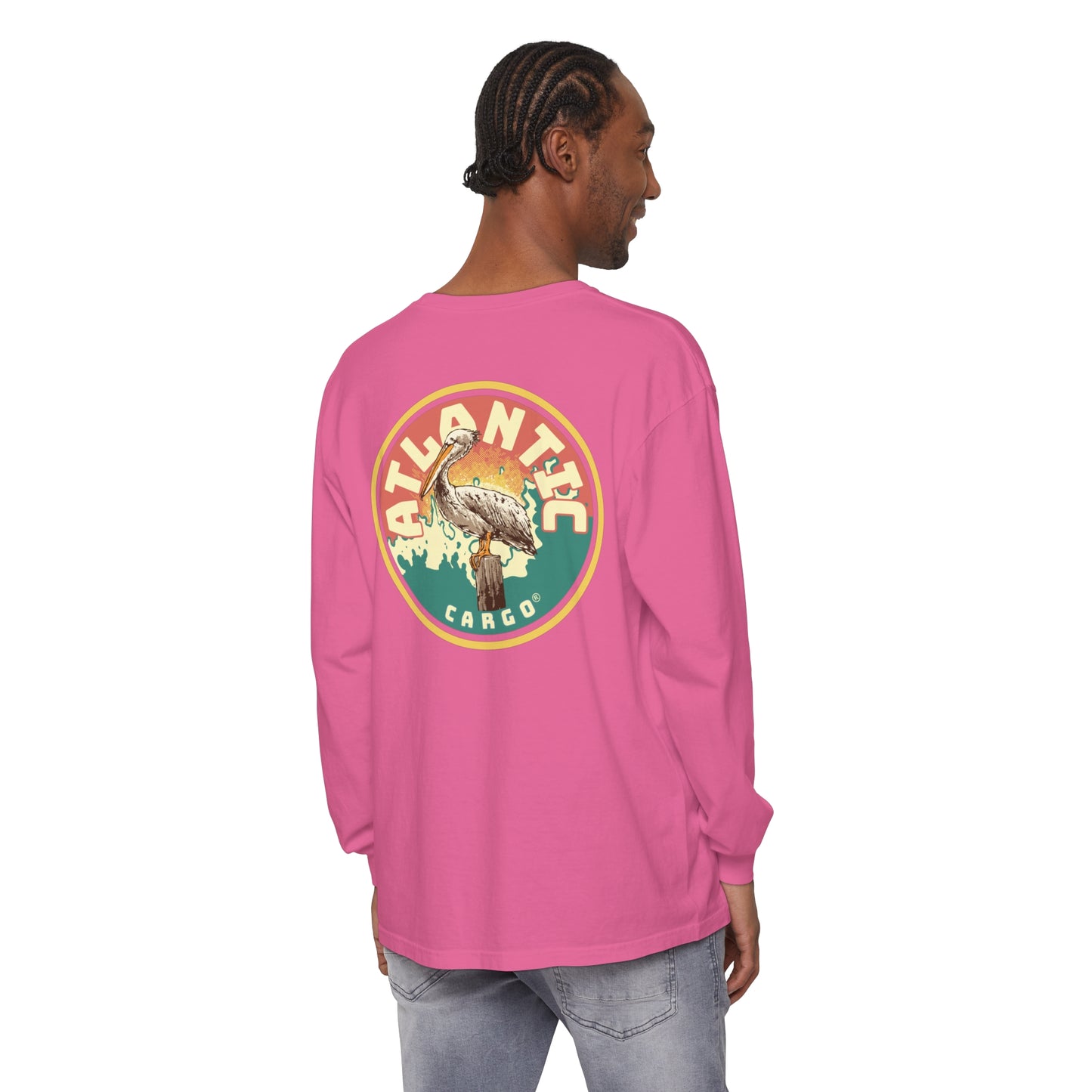 Vintage Atlantic Cargo Pelican Long Sleeve Tee