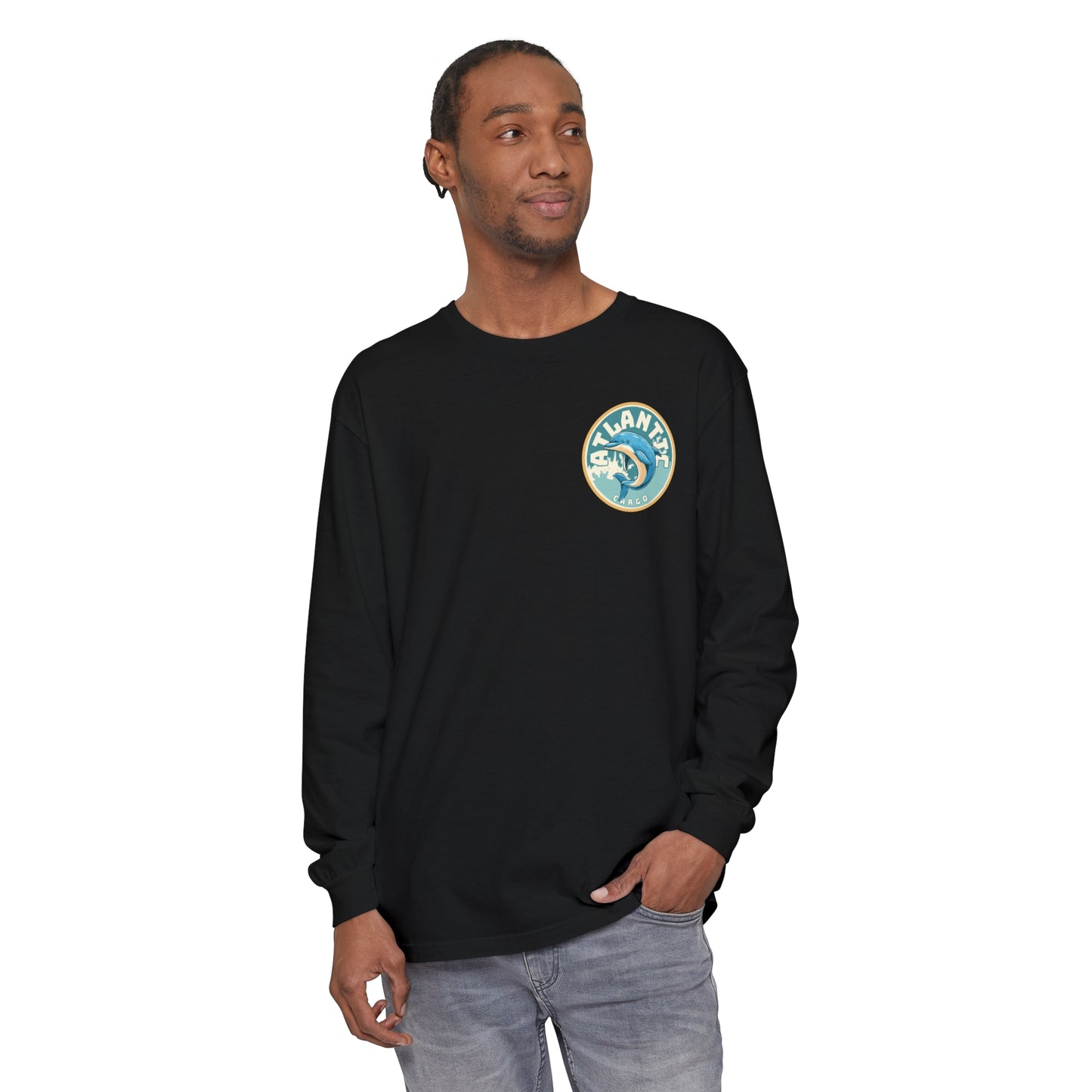 Atlantic Cargo Dolphin Long Sleeve Tee