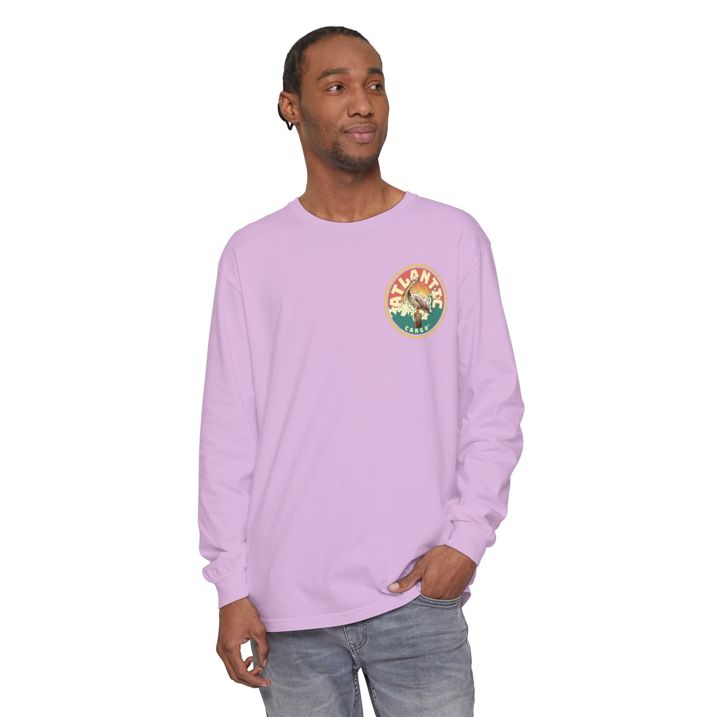 Vintage Atlantic Cargo Pelican Long Sleeve Tee