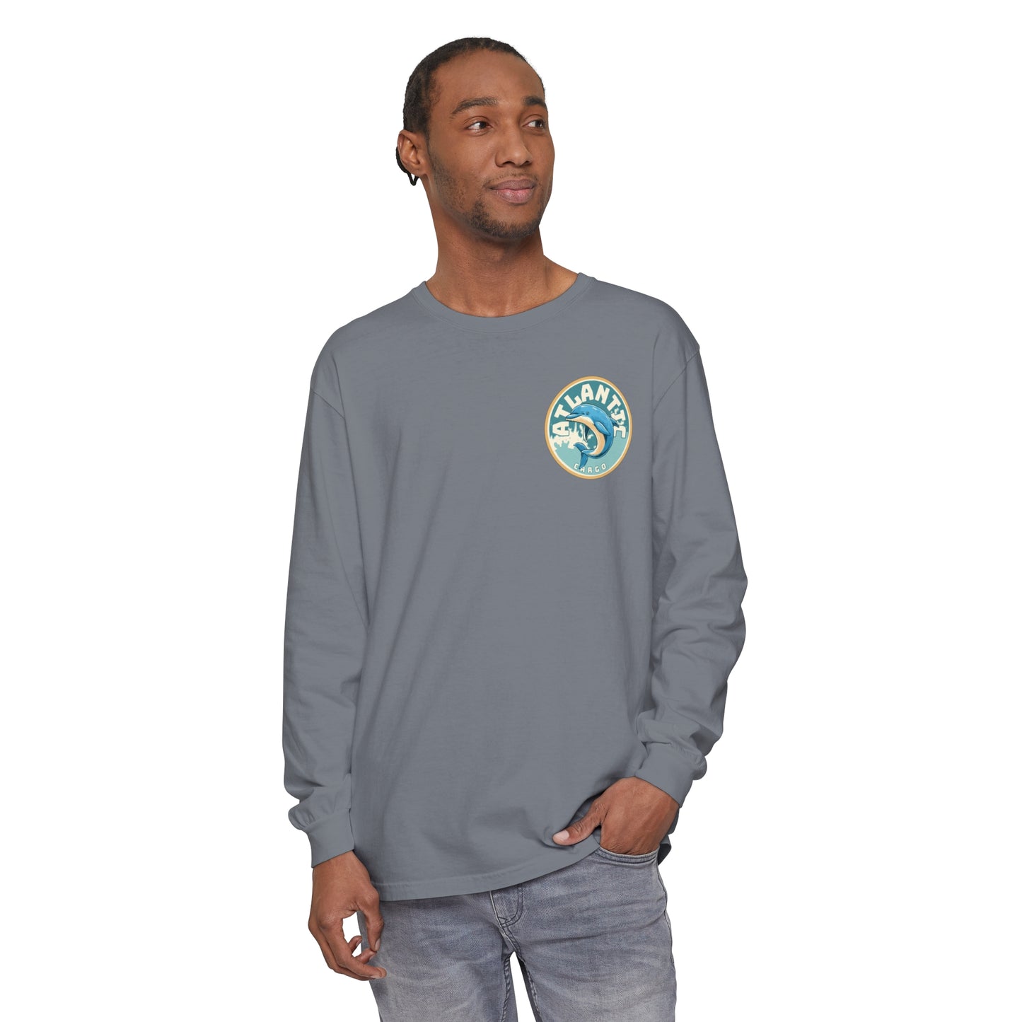Atlantic Cargo Dolphin Long Sleeve Tee