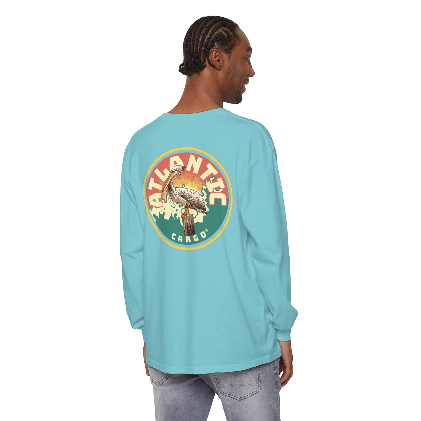 Vintage Atlantic Cargo Pelican Long Sleeve Tee