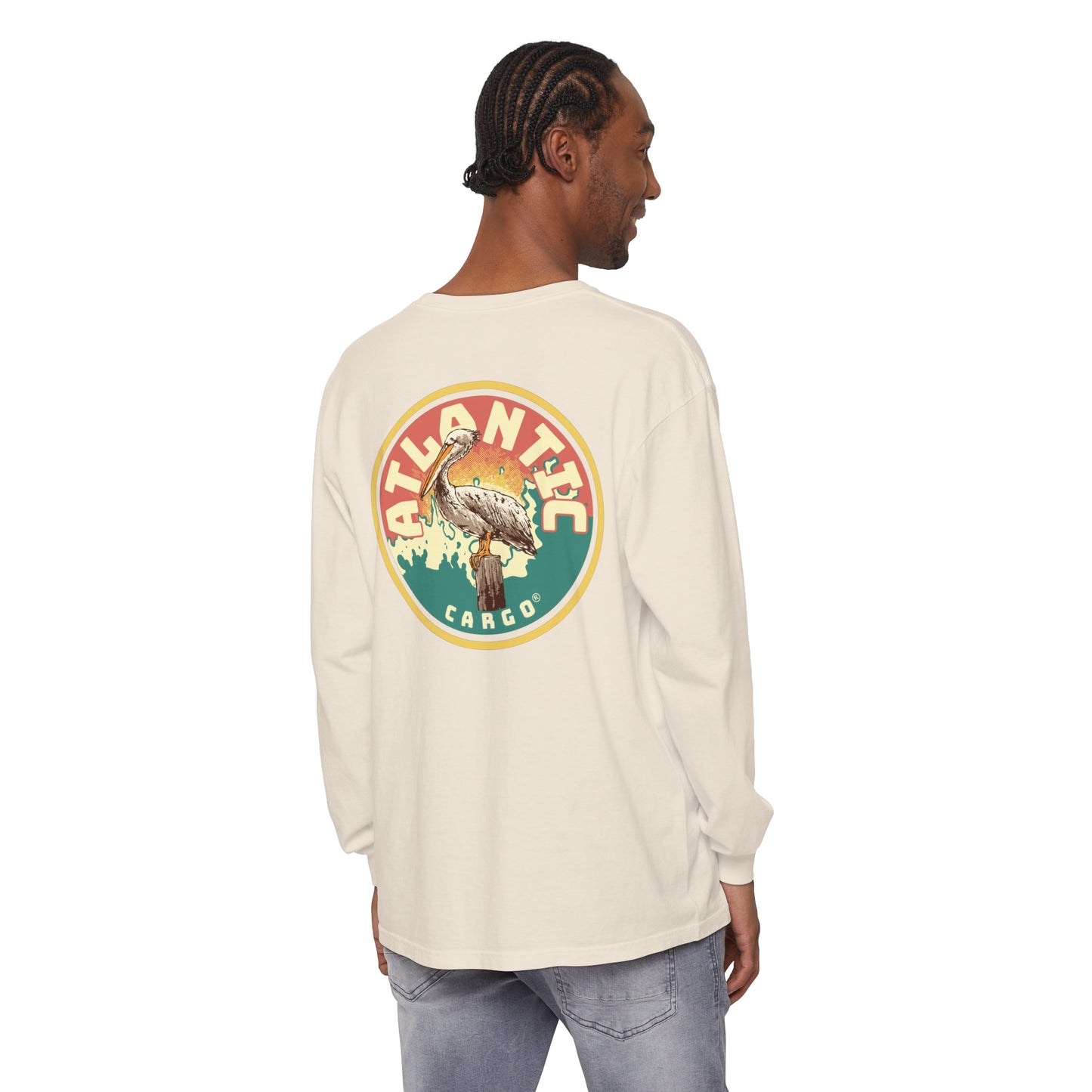 Vintage Atlantic Cargo Pelican Long Sleeve Tee