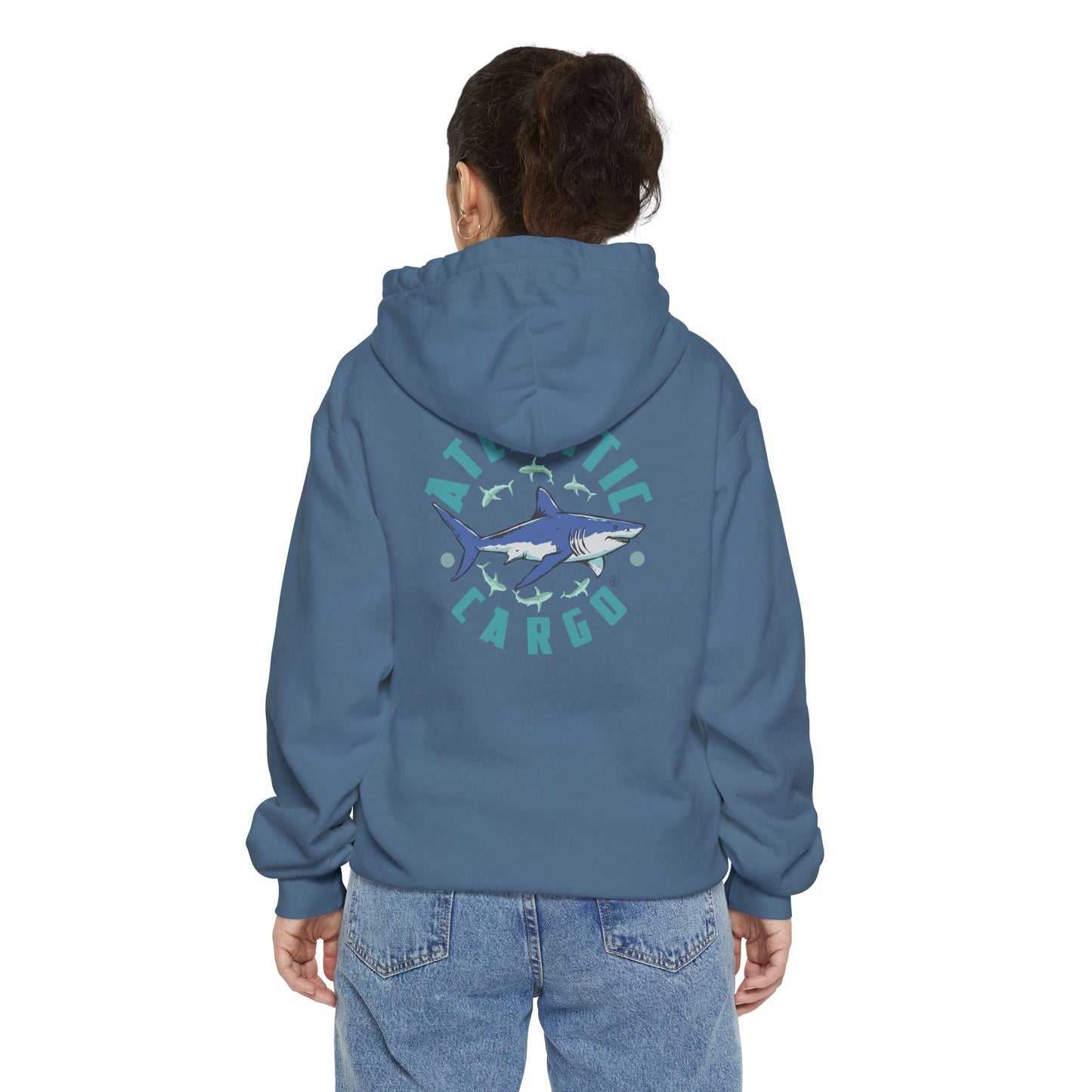 Atlantic Cargo Co. Retro Shark Hoodie