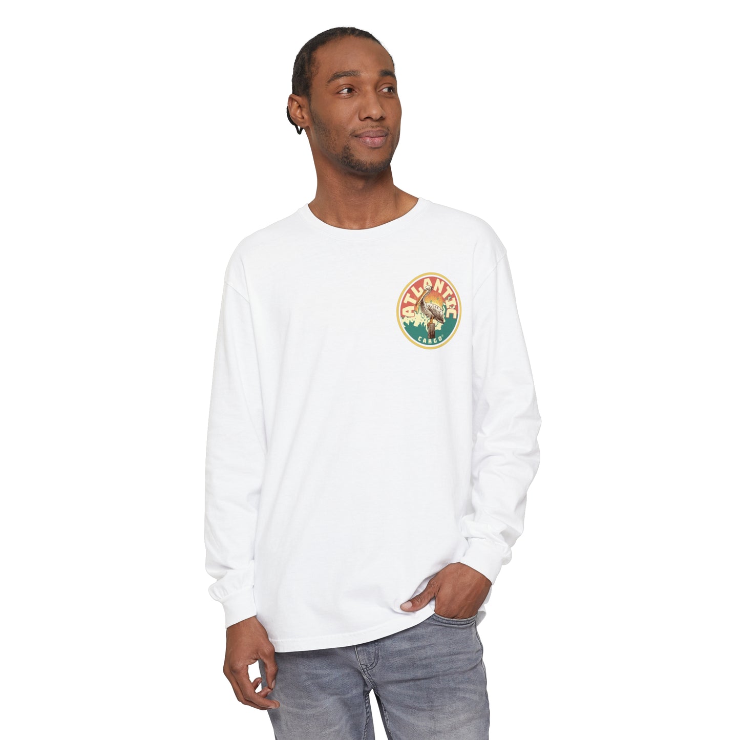 Vintage Atlantic Cargo Pelican Long Sleeve Tee