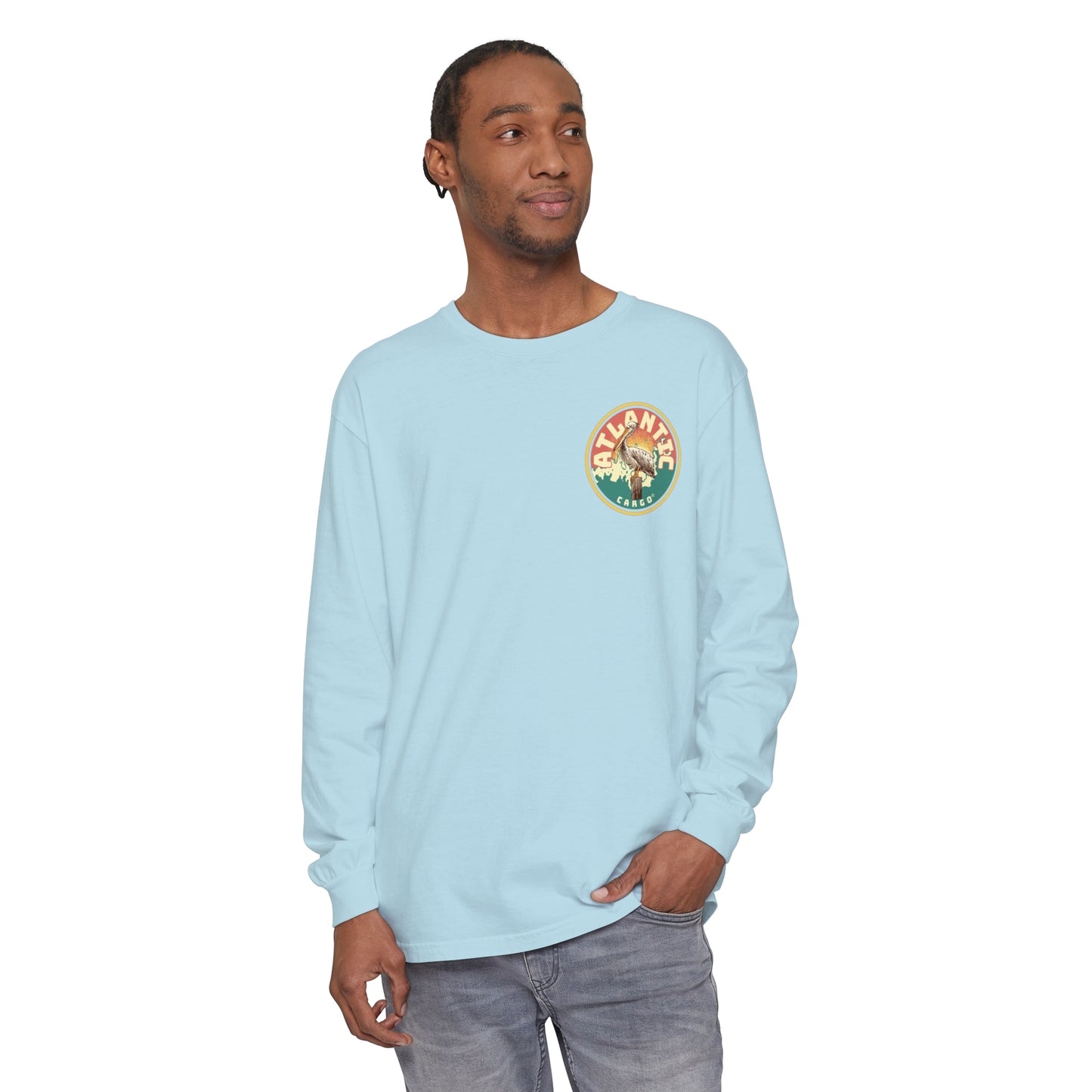 Vintage Atlantic Cargo Pelican Long Sleeve Tee