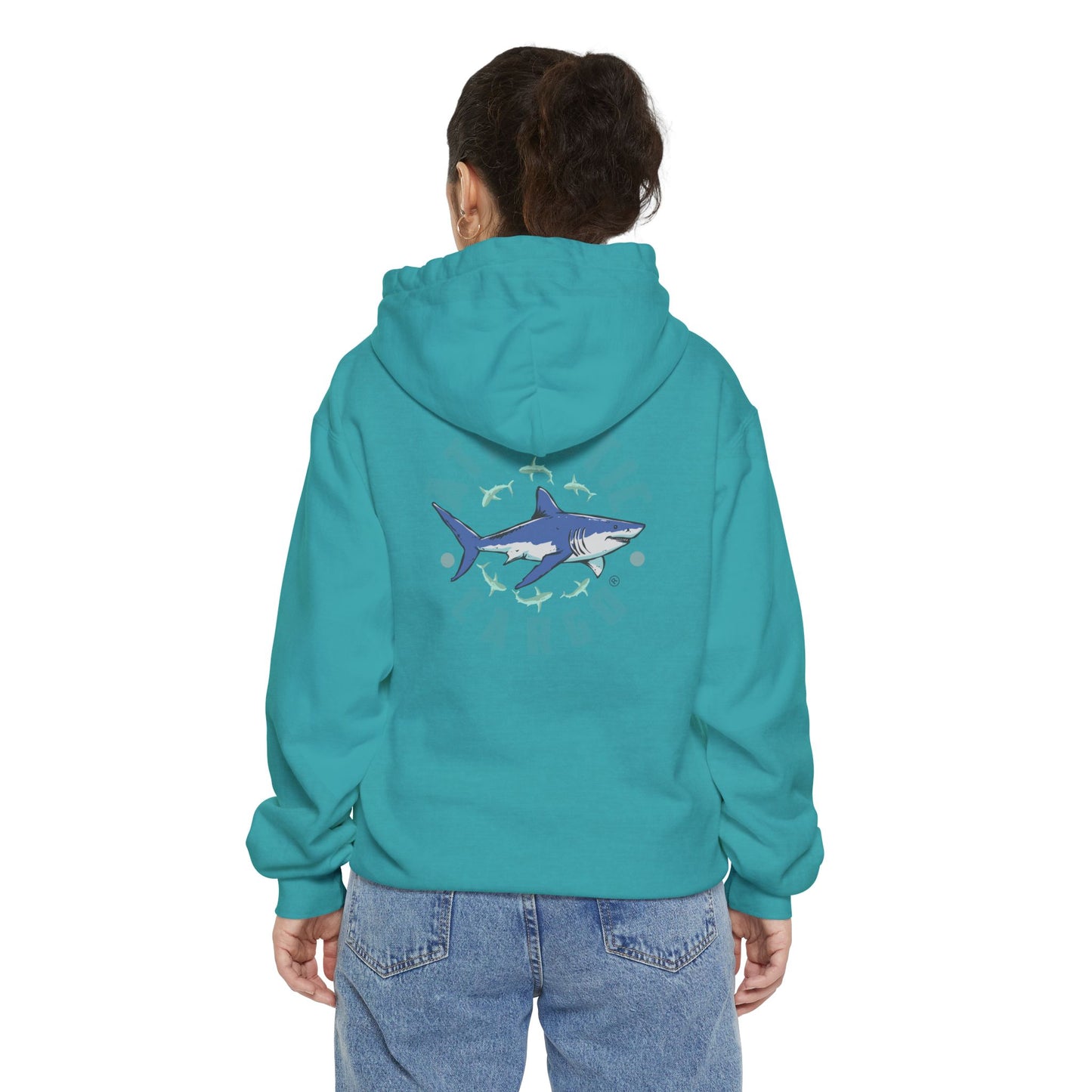 Atlantic Cargo Co. Retro Shark Hoodie