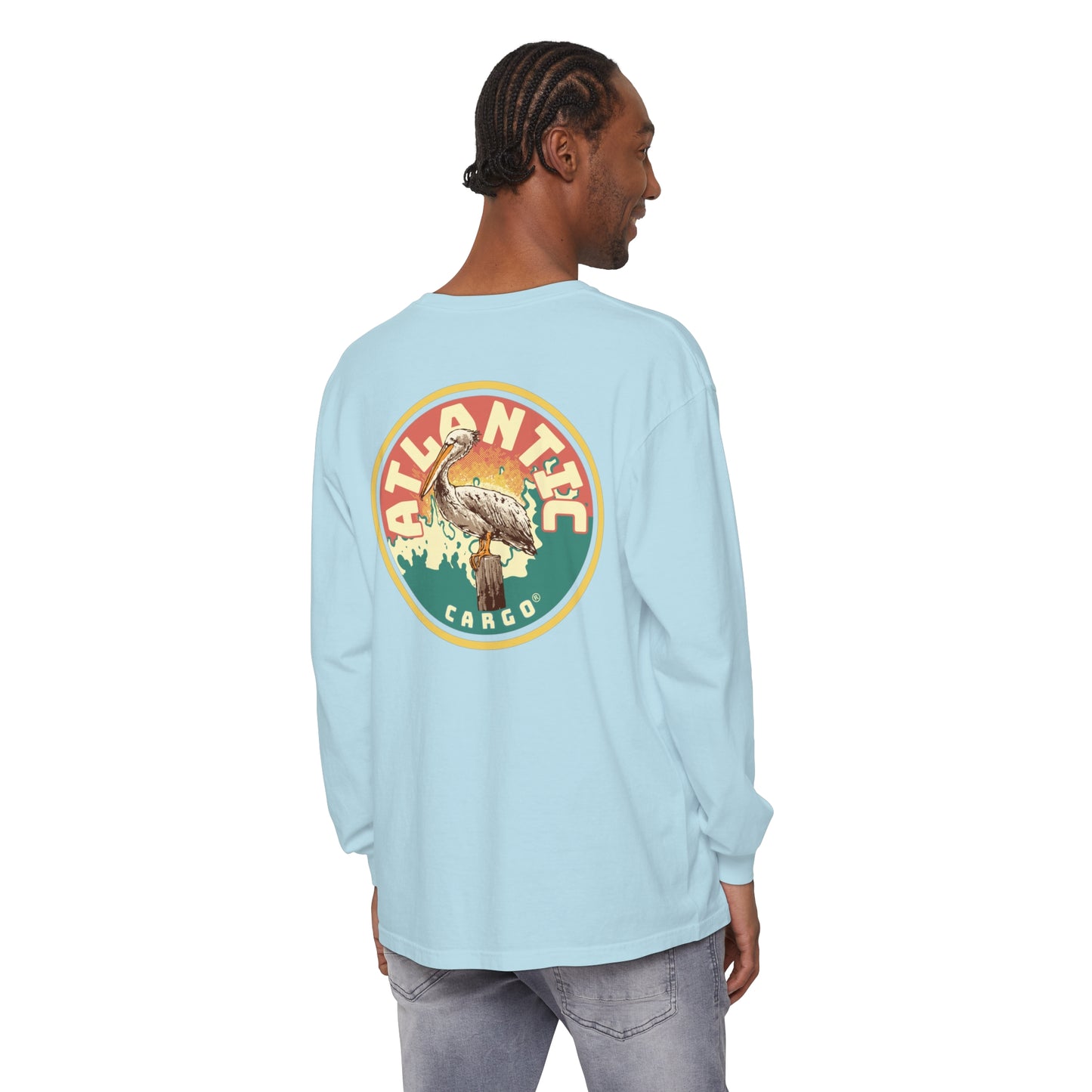Vintage Atlantic Cargo Pelican Long Sleeve Tee