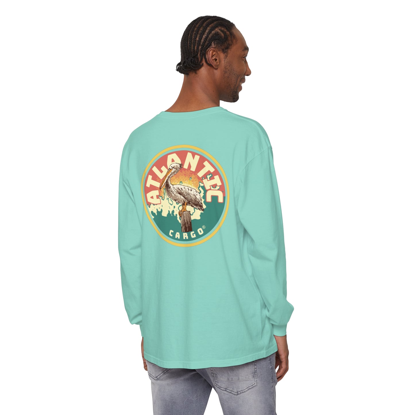Vintage Atlantic Cargo Pelican Long Sleeve Tee