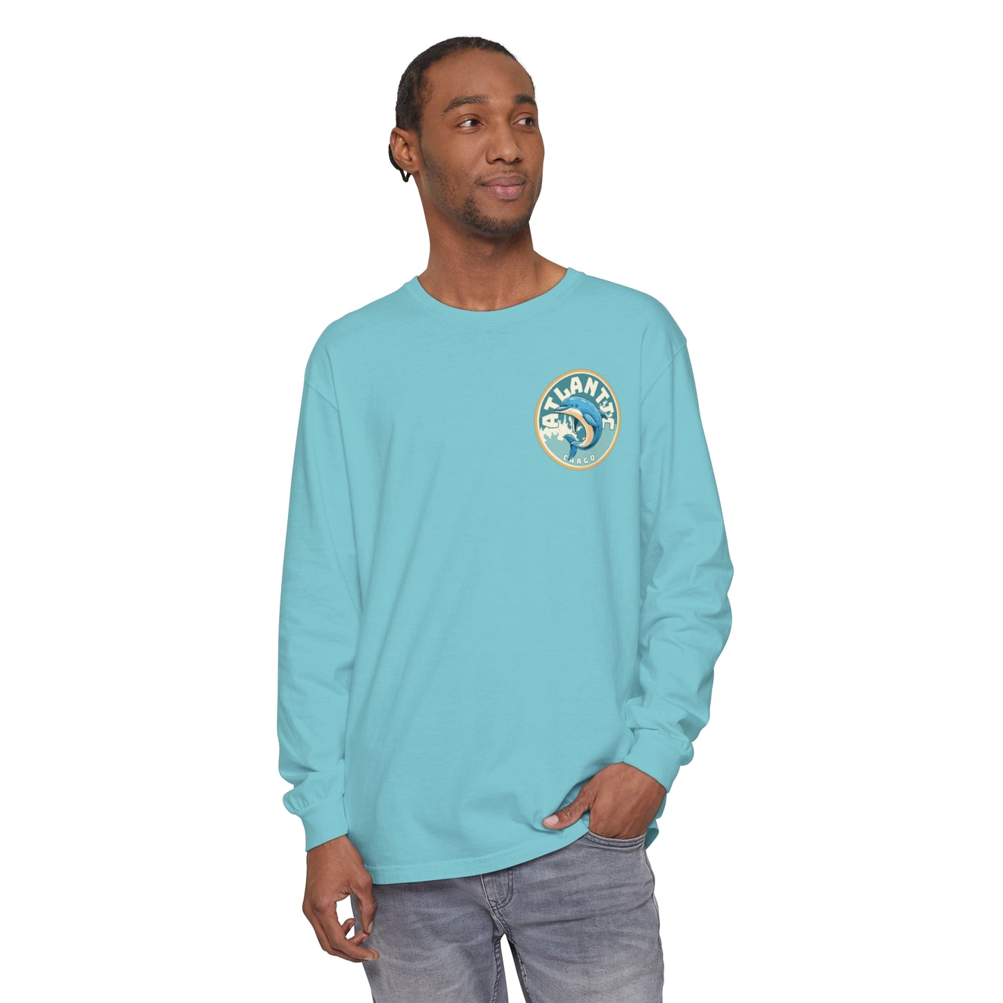 Atlantic Cargo Dolphin Long Sleeve Tee