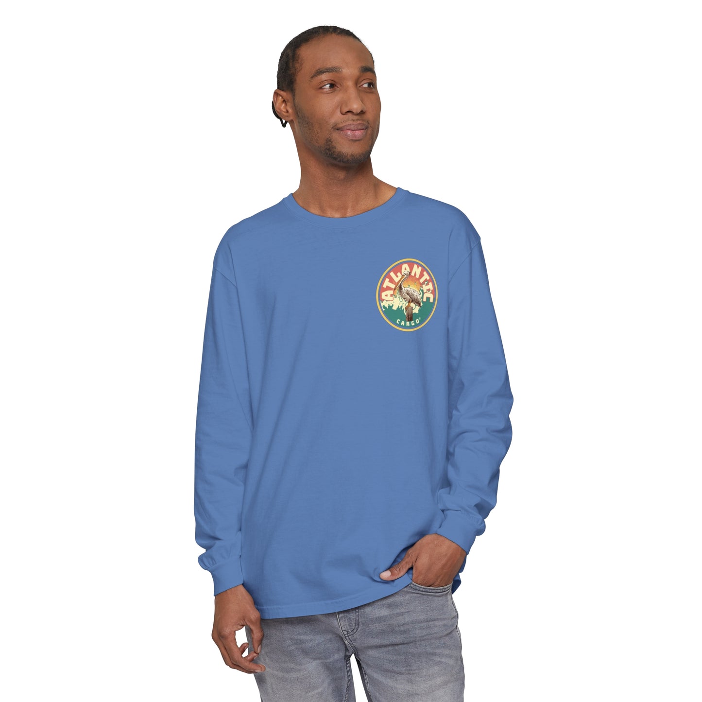 Vintage Atlantic Cargo Pelican Long Sleeve Tee