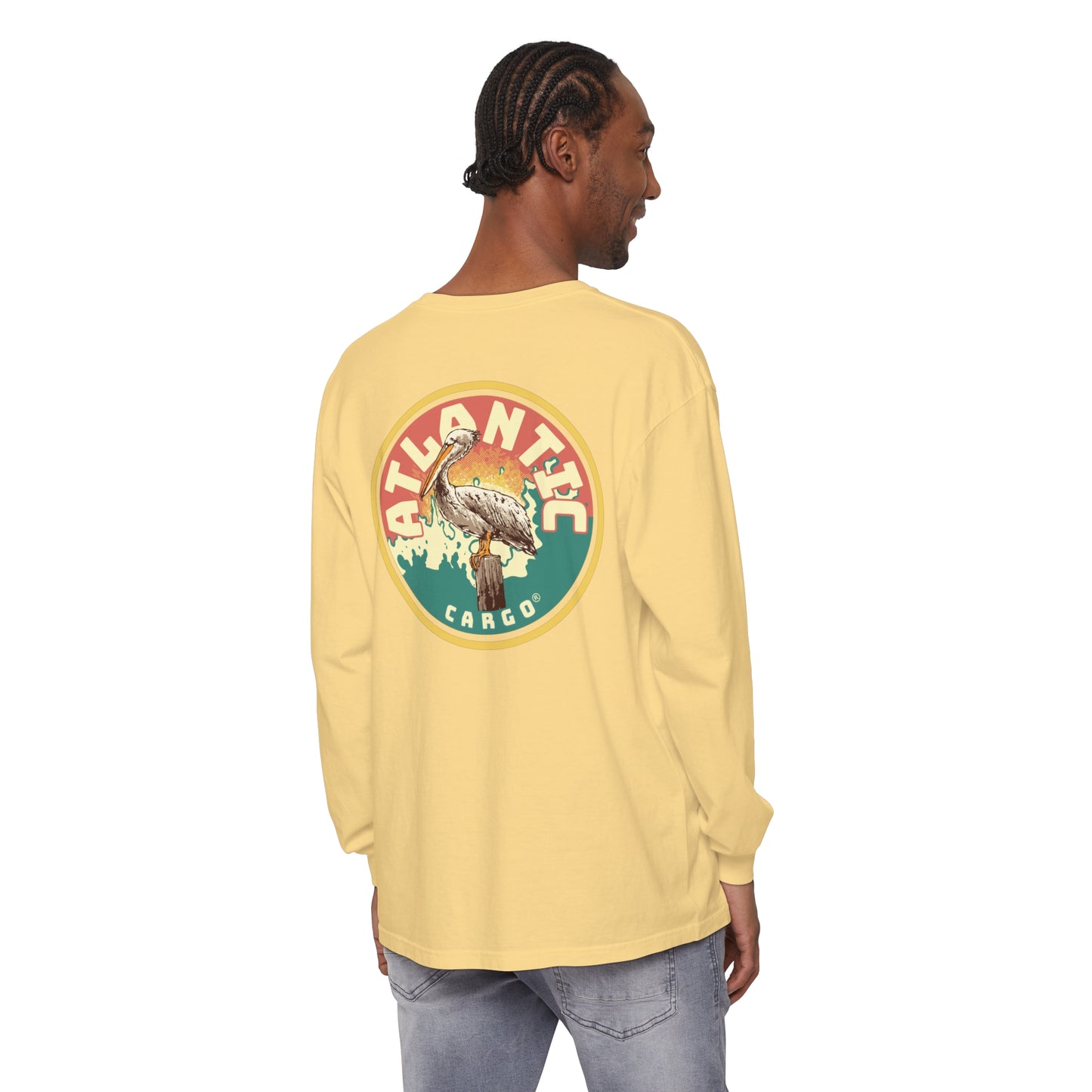 Vintage Atlantic Cargo Pelican Long Sleeve Tee