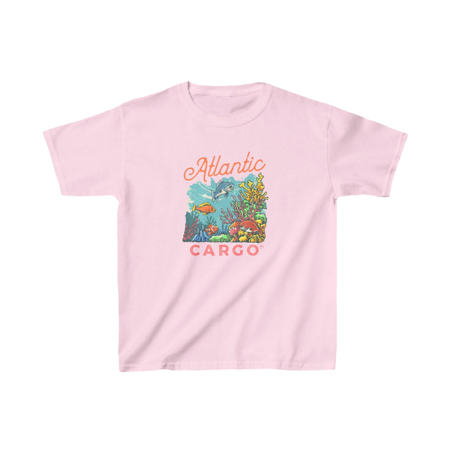 Atlantic Cargo Coral Scene Kids Tee