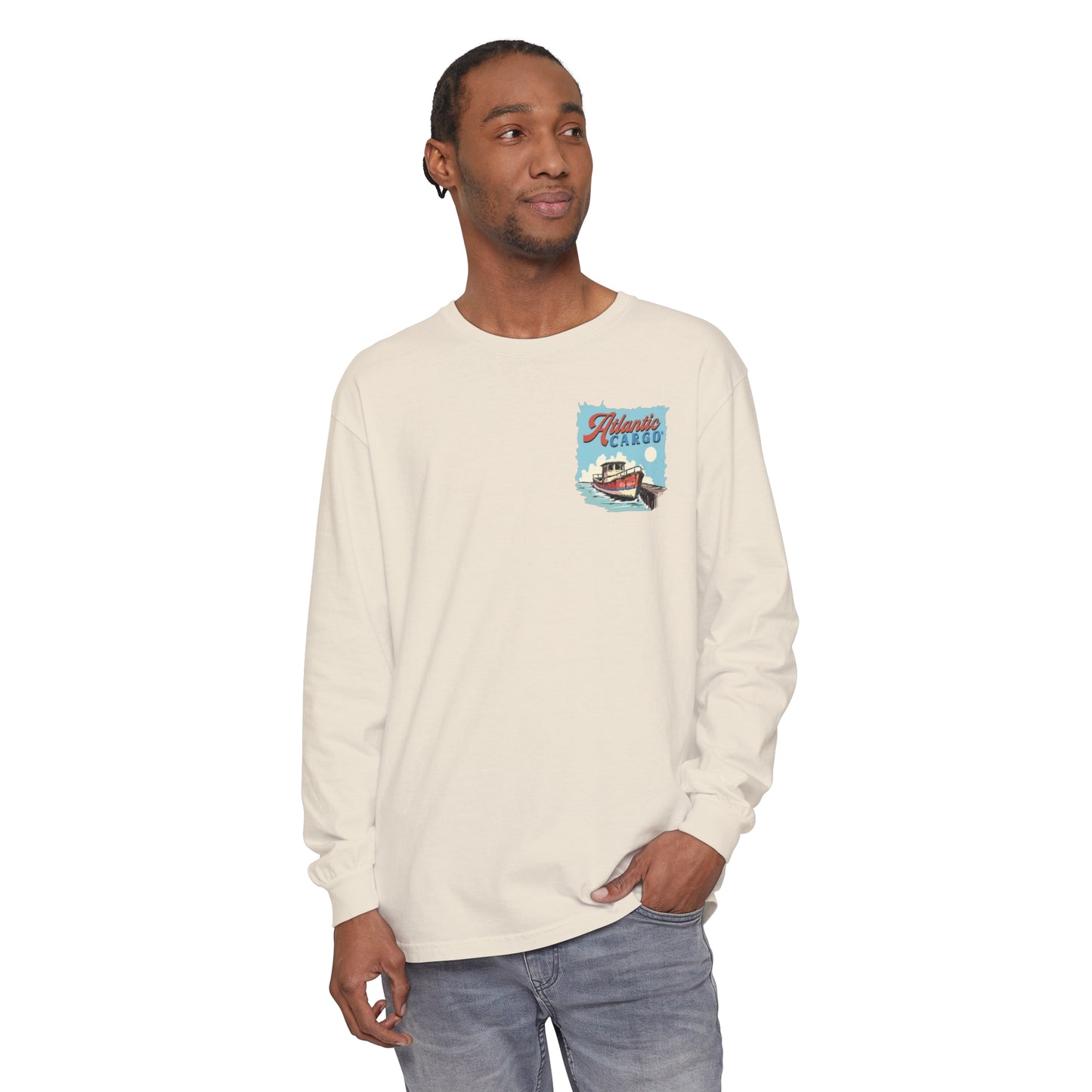 Atlantic Cargo Fishing Boat Long Sleeve Tee