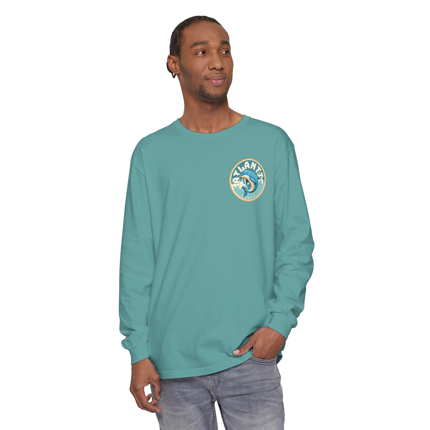 Atlantic Cargo Dolphin Long Sleeve Tee