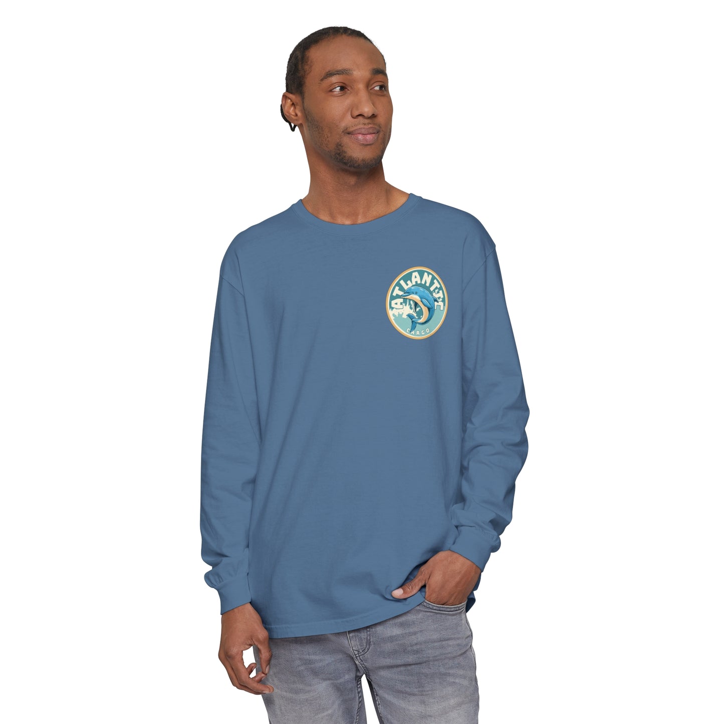Atlantic Cargo Dolphin Long Sleeve Tee
