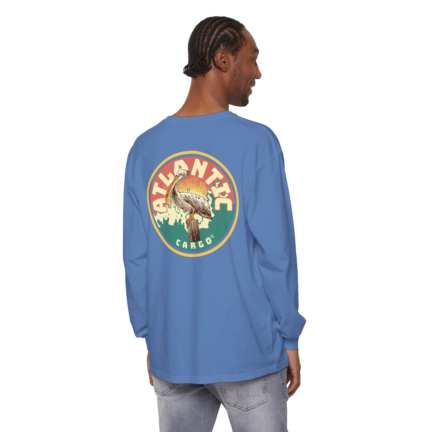 Vintage Atlantic Cargo Pelican Long Sleeve Tee