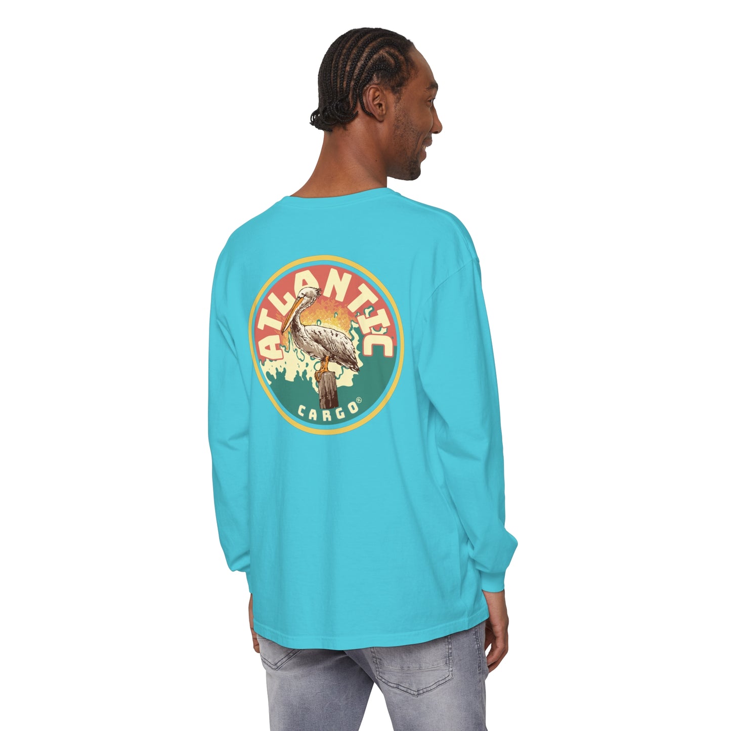 Vintage Atlantic Cargo Pelican Long Sleeve Tee