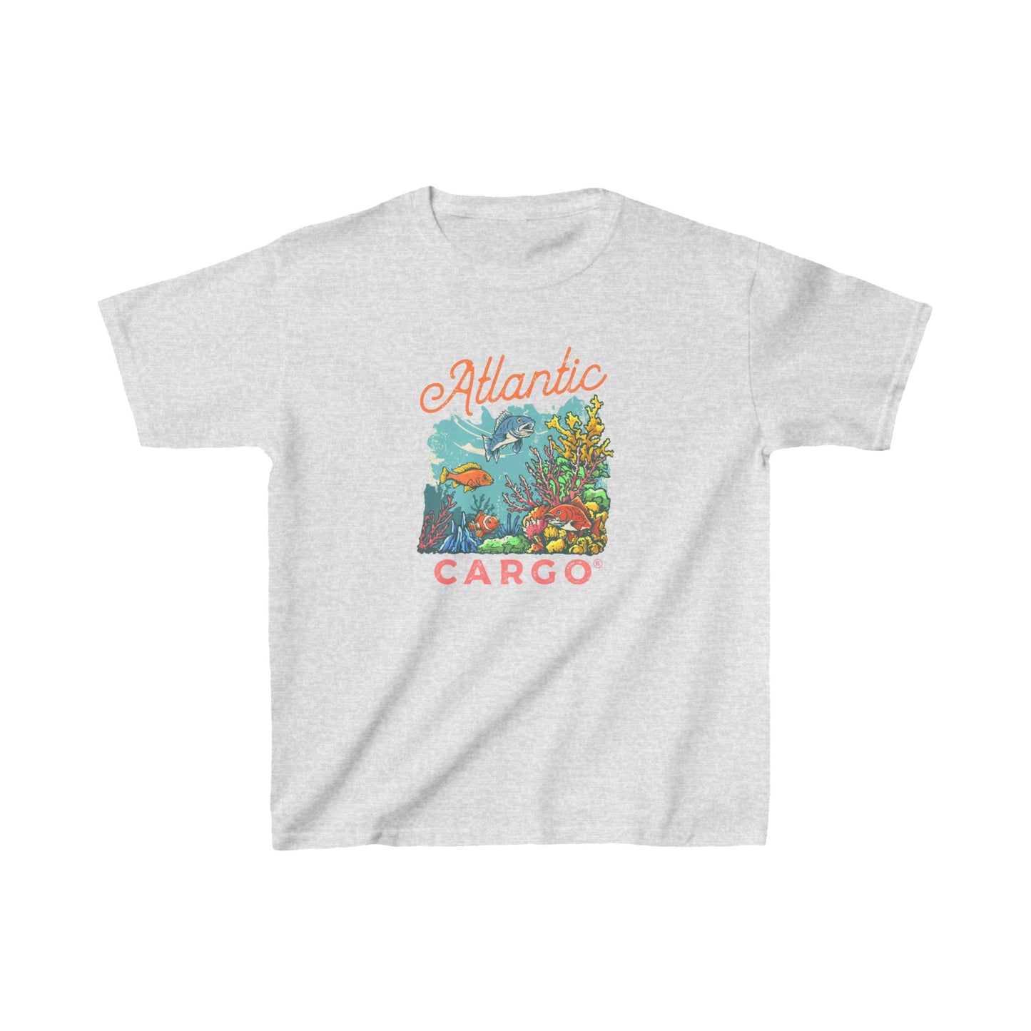 Atlantic Cargo Coral Scene Kids Tee
