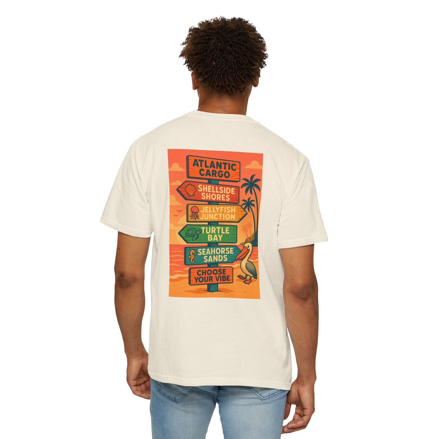 Atlantic Cargo Choose Your Vibe Retro Unisex Tee