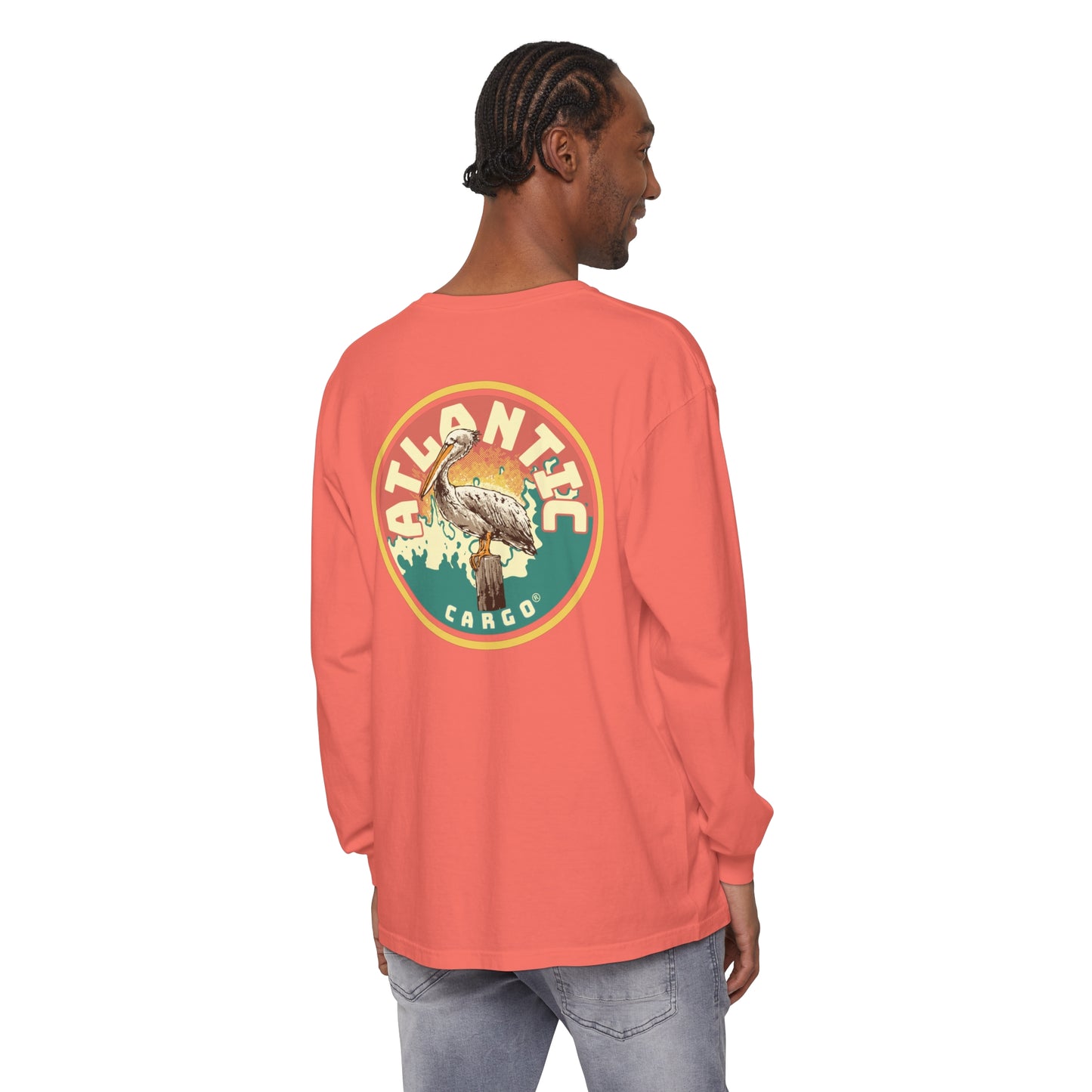 Vintage Atlantic Cargo Pelican Long Sleeve Tee