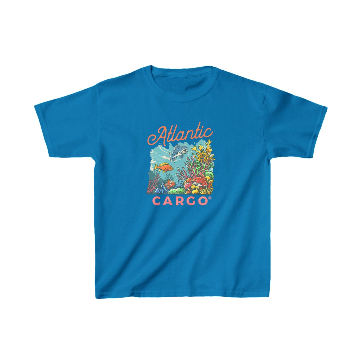 Atlantic Cargo Coral Scene Kids Tee