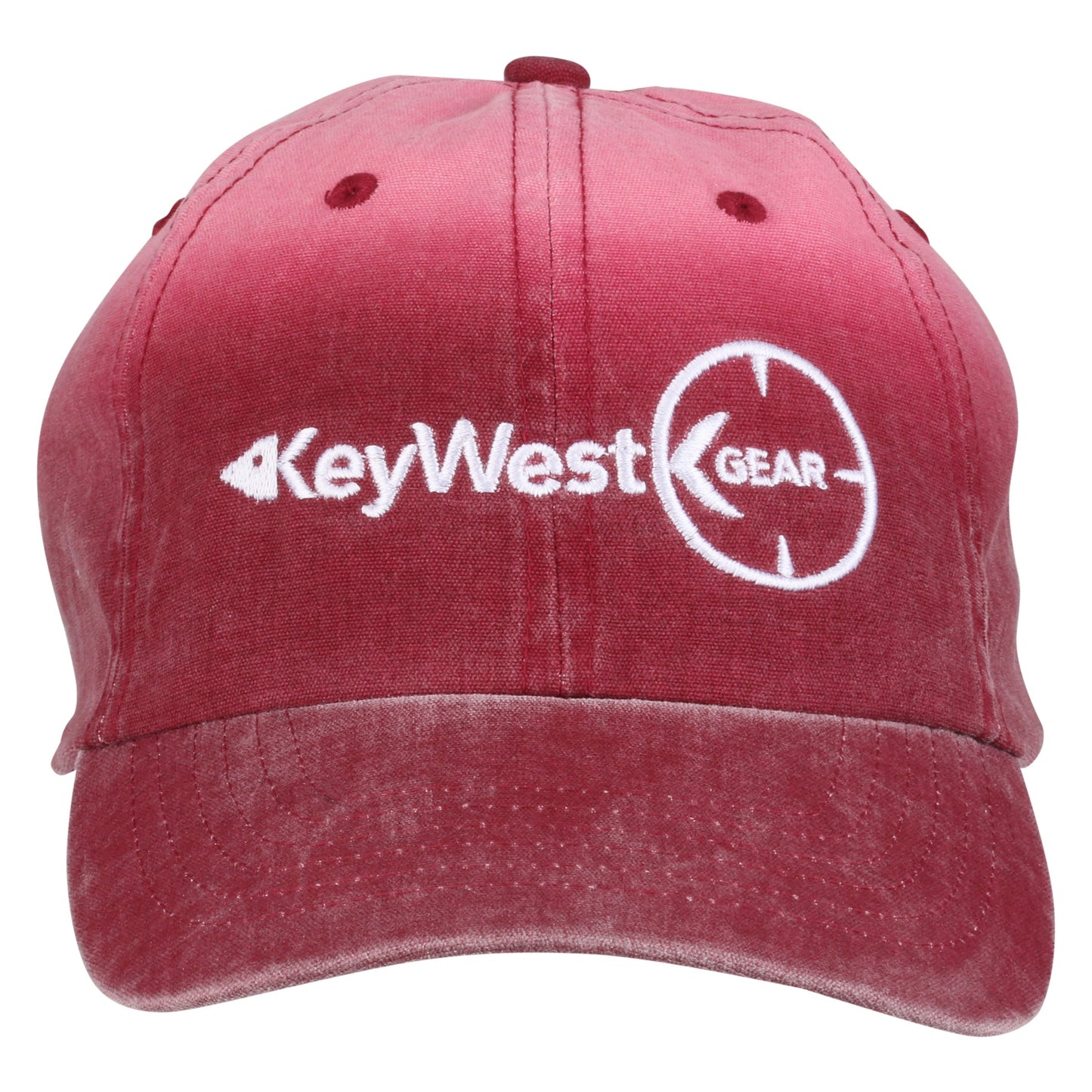 Key West Gear Red Washed Cap