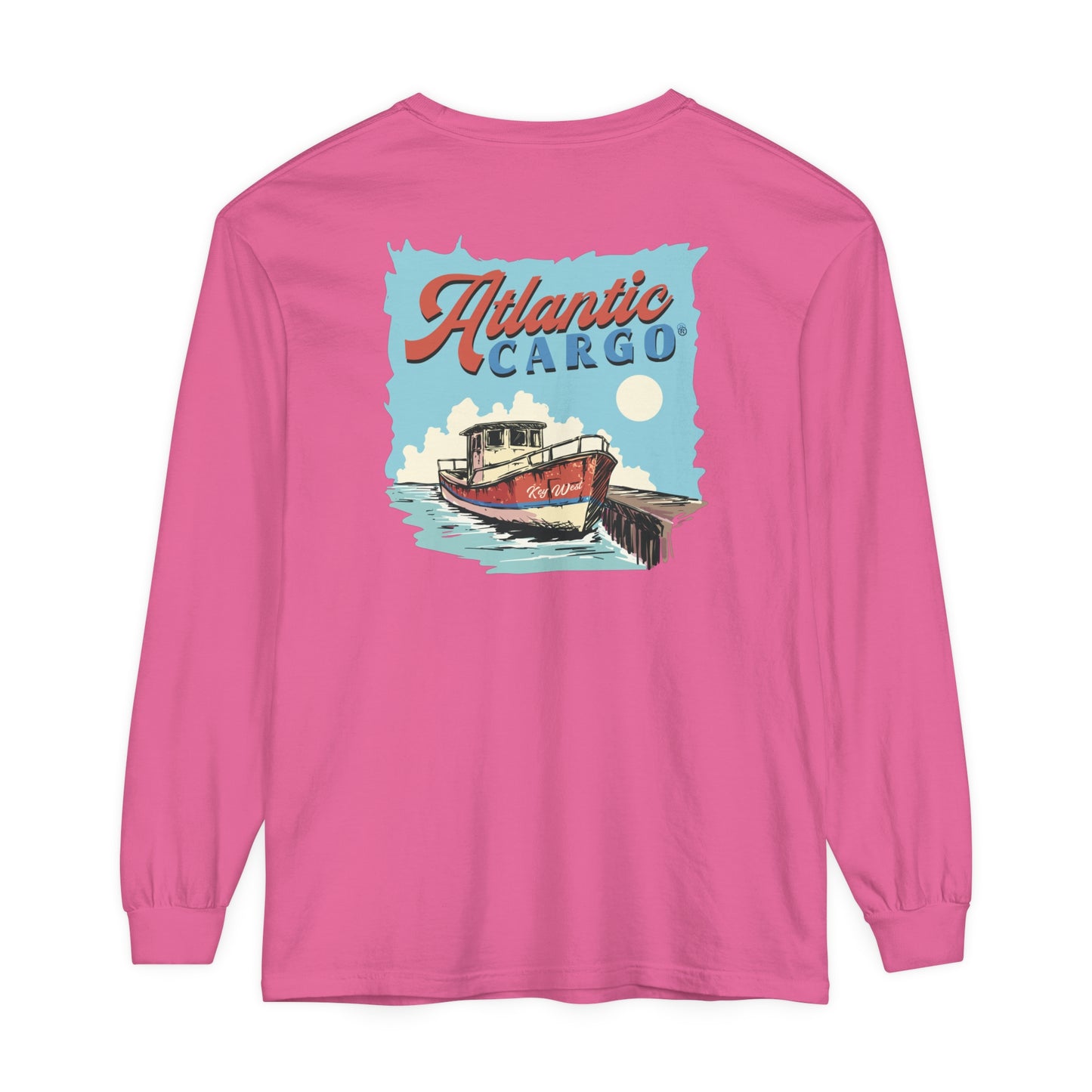 Atlantic Cargo Fishing Boat Long Sleeve Tee