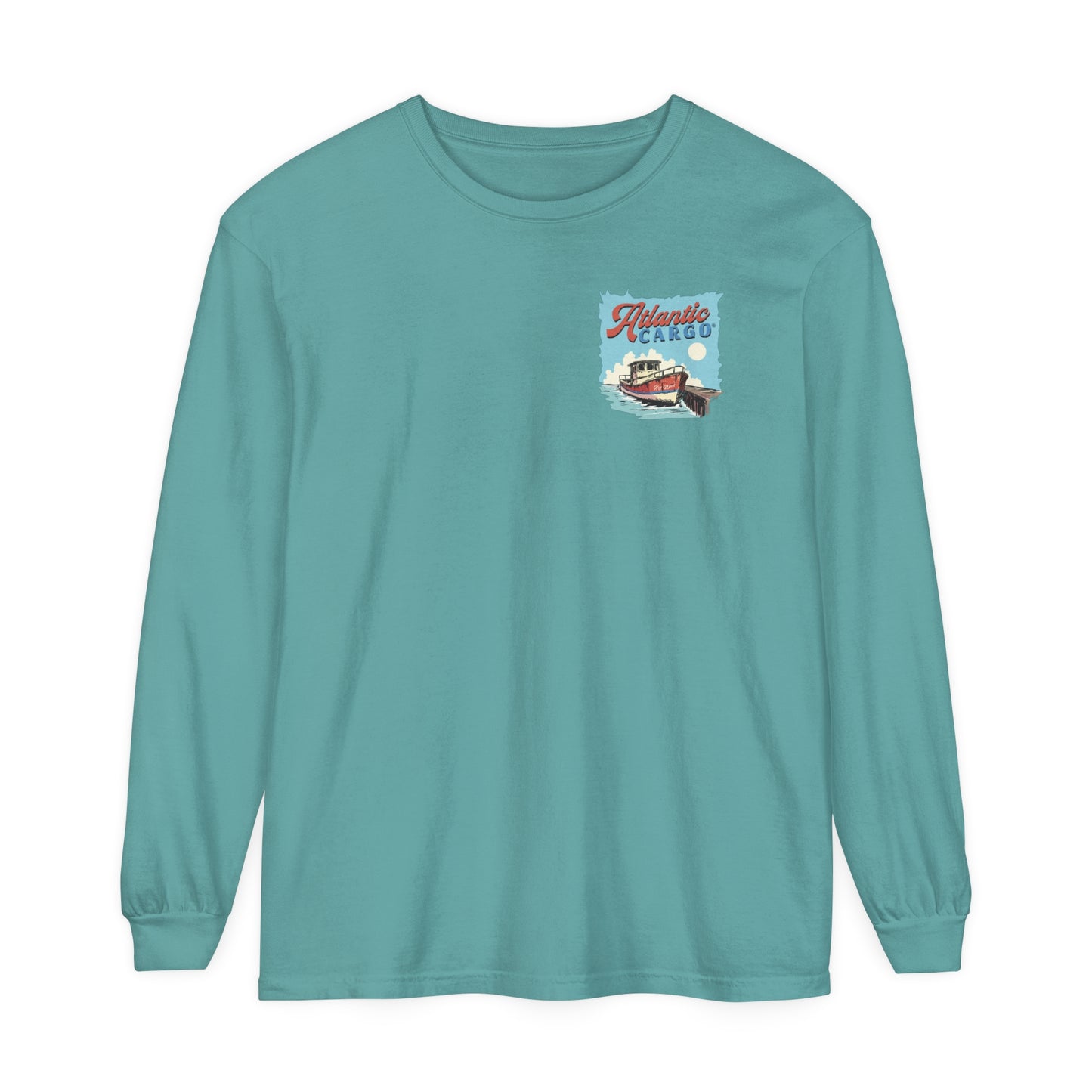 Atlantic Cargo Fishing Boat Long Sleeve Tee
