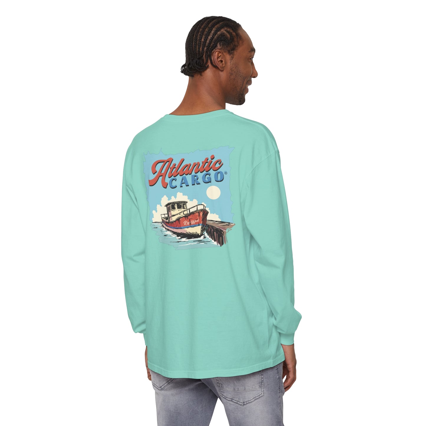 Atlantic Cargo Fishing Boat Long Sleeve Tee