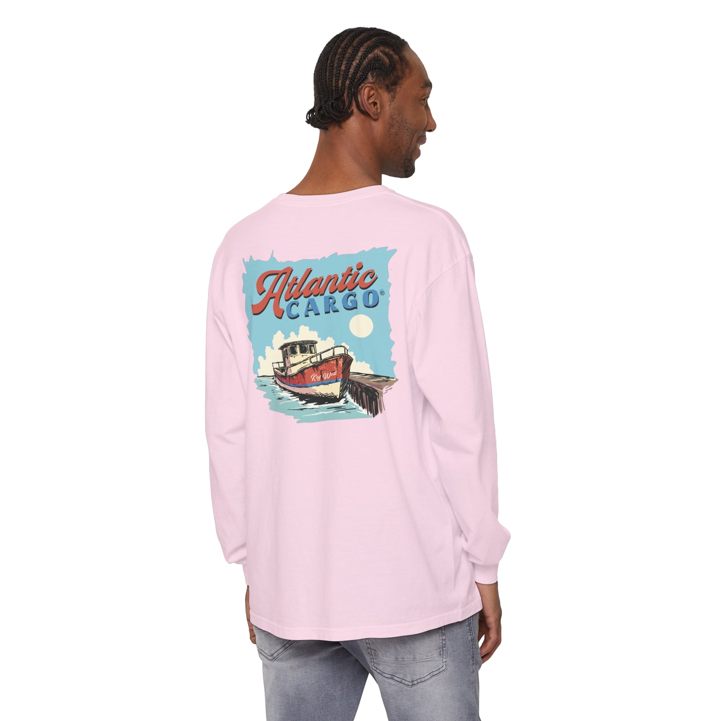 Atlantic Cargo Fishing Boat Long Sleeve Tee