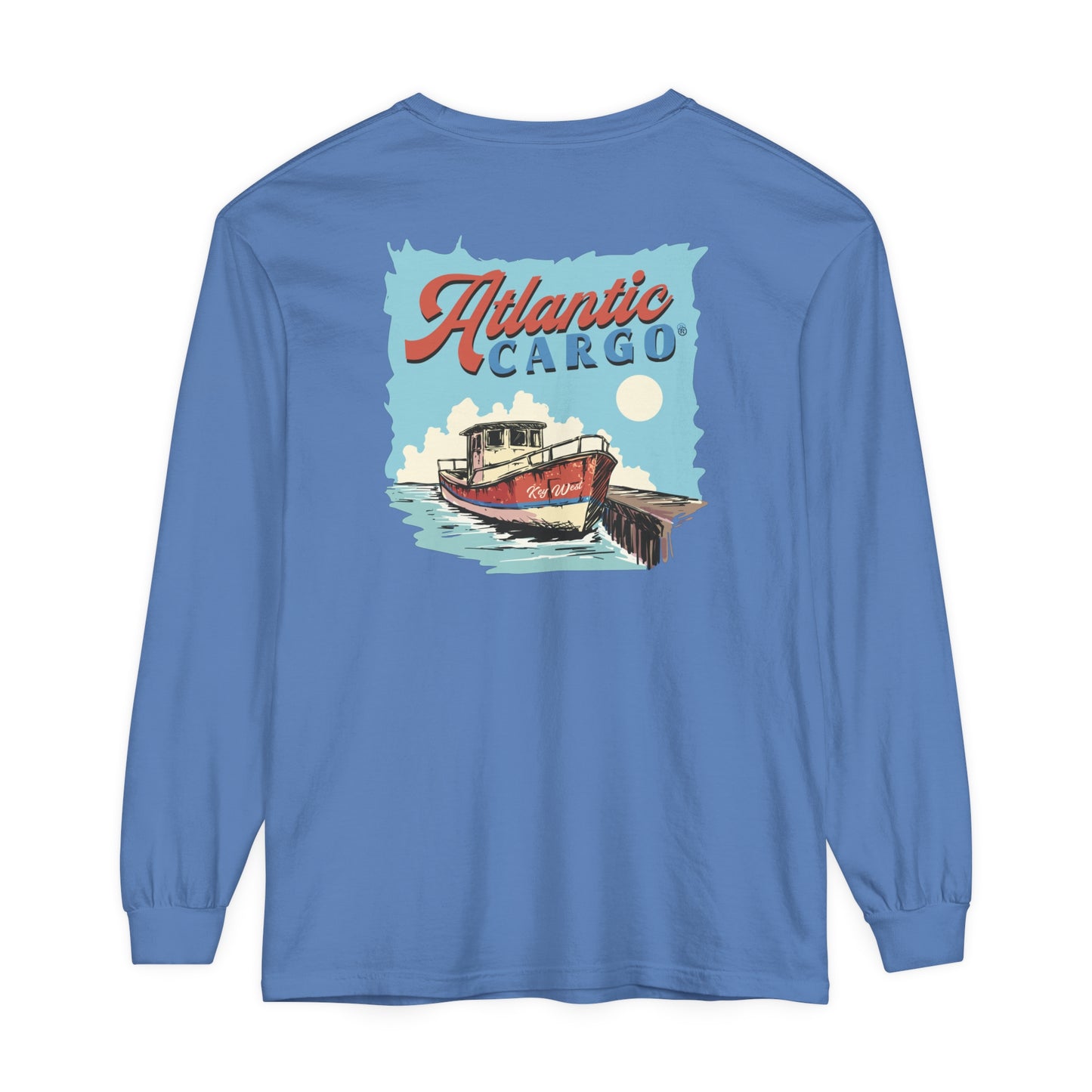 Atlantic Cargo Fishing Boat Long Sleeve Tee