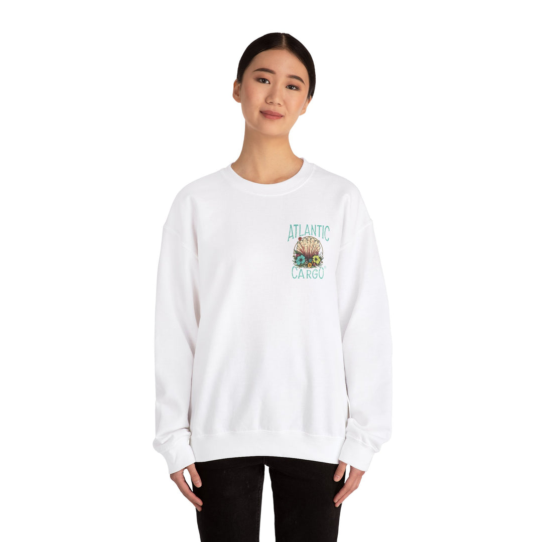 Atlantic Cargo Seashell Crewneck Sweatshirt