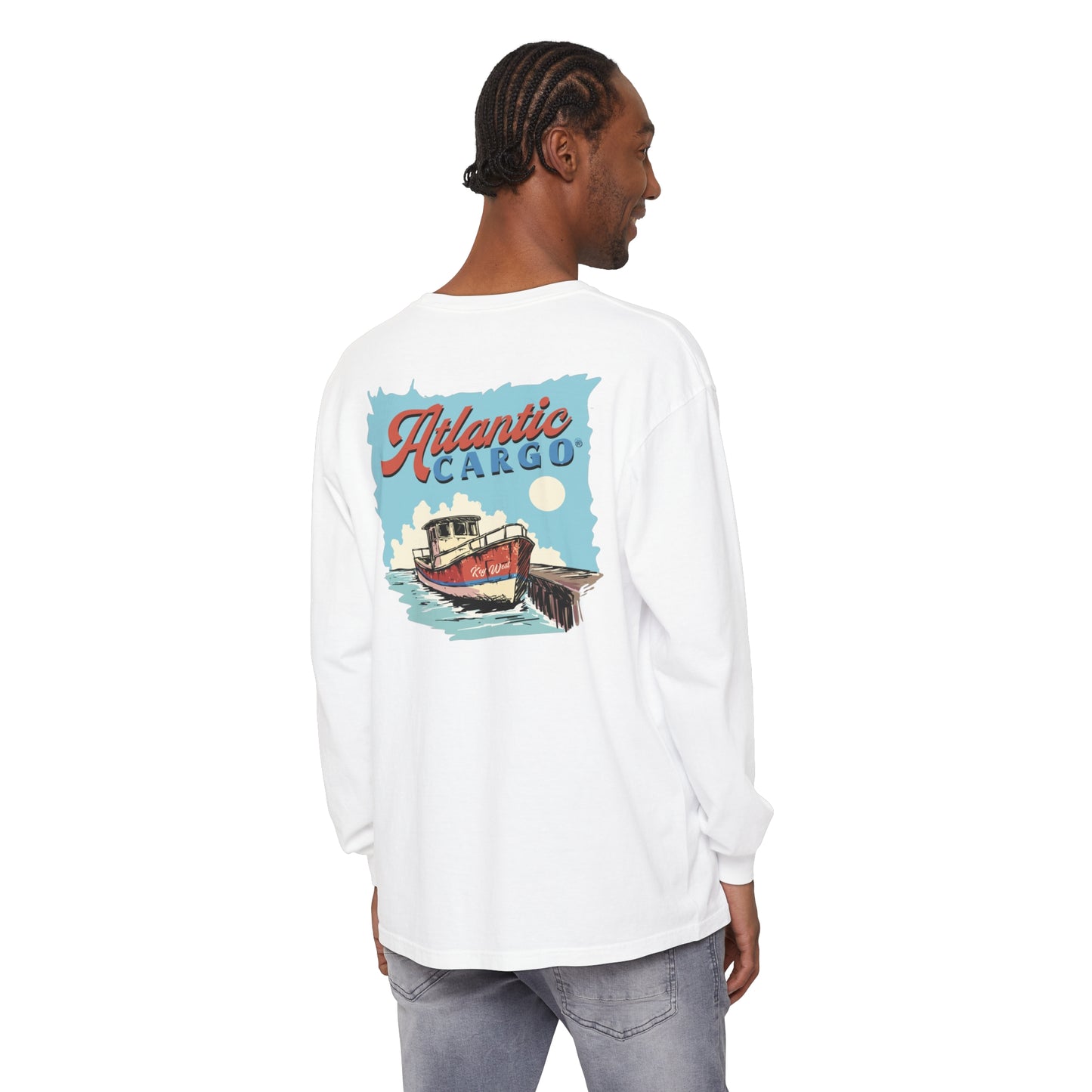 Atlantic Cargo Fishing Boat Long Sleeve Tee