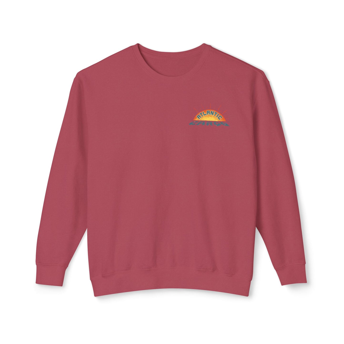 Crewneck Sweatshirt - Atlantic Cargo Coral Print