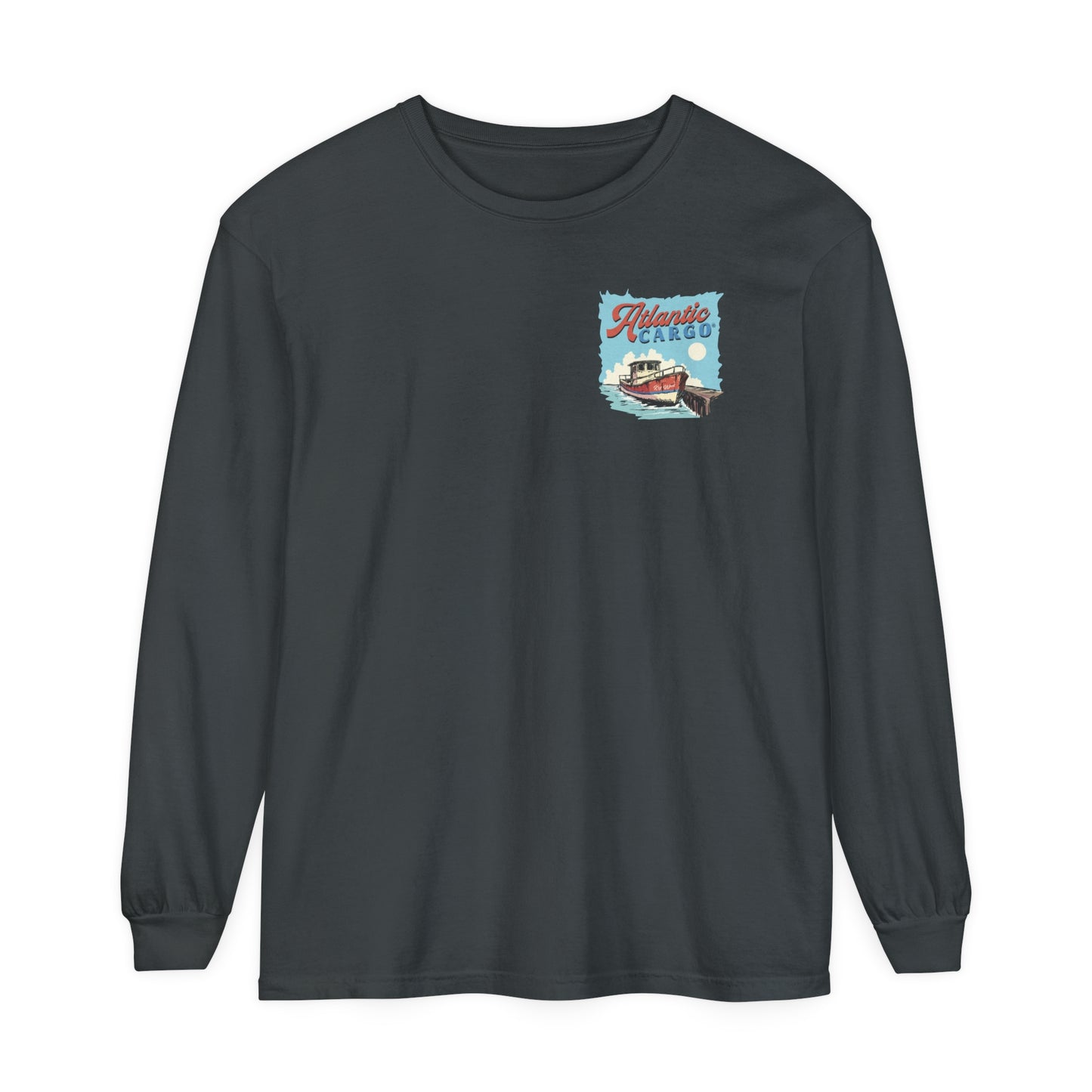 Atlantic Cargo Fishing Boat Long Sleeve Tee
