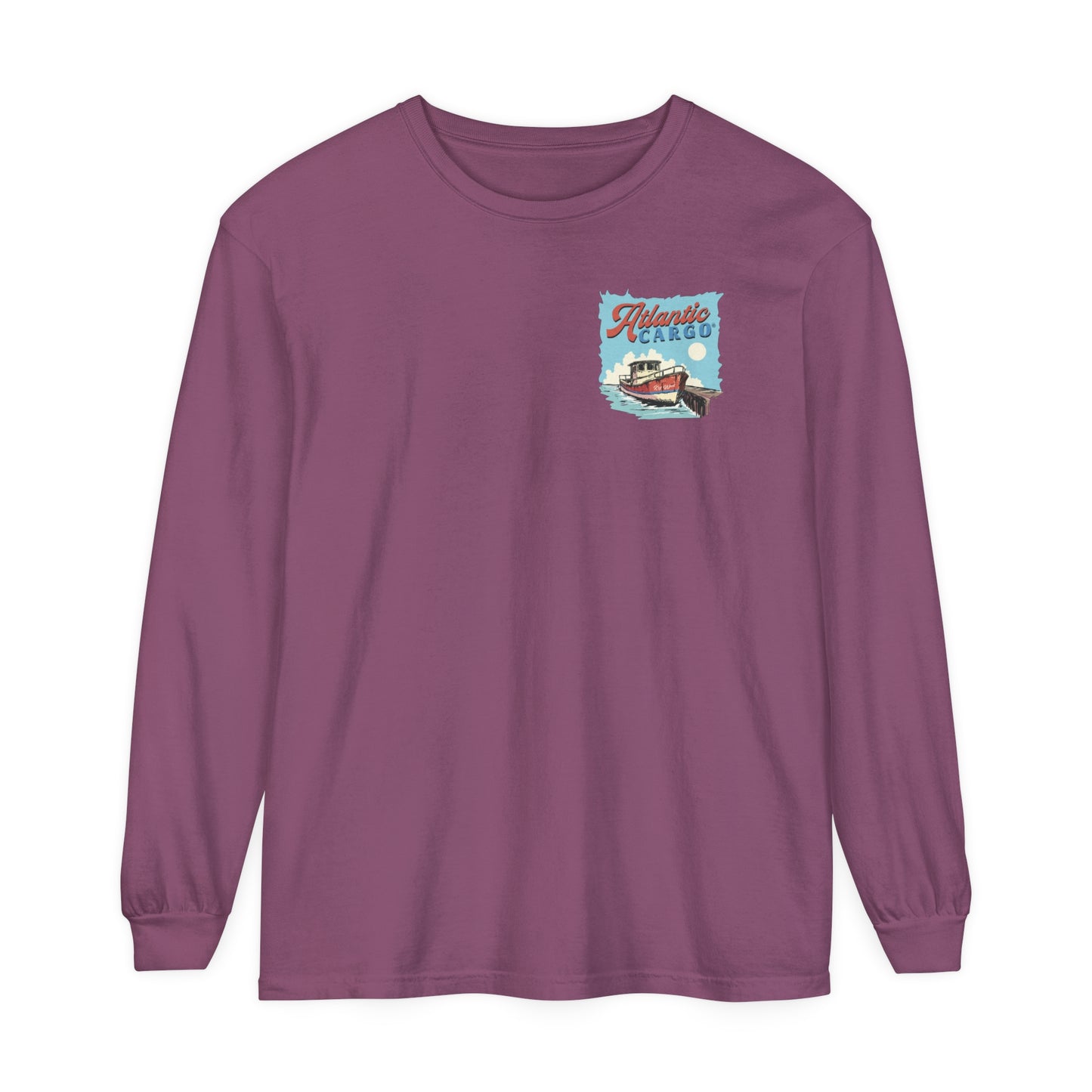 Atlantic Cargo Fishing Boat Long Sleeve Tee