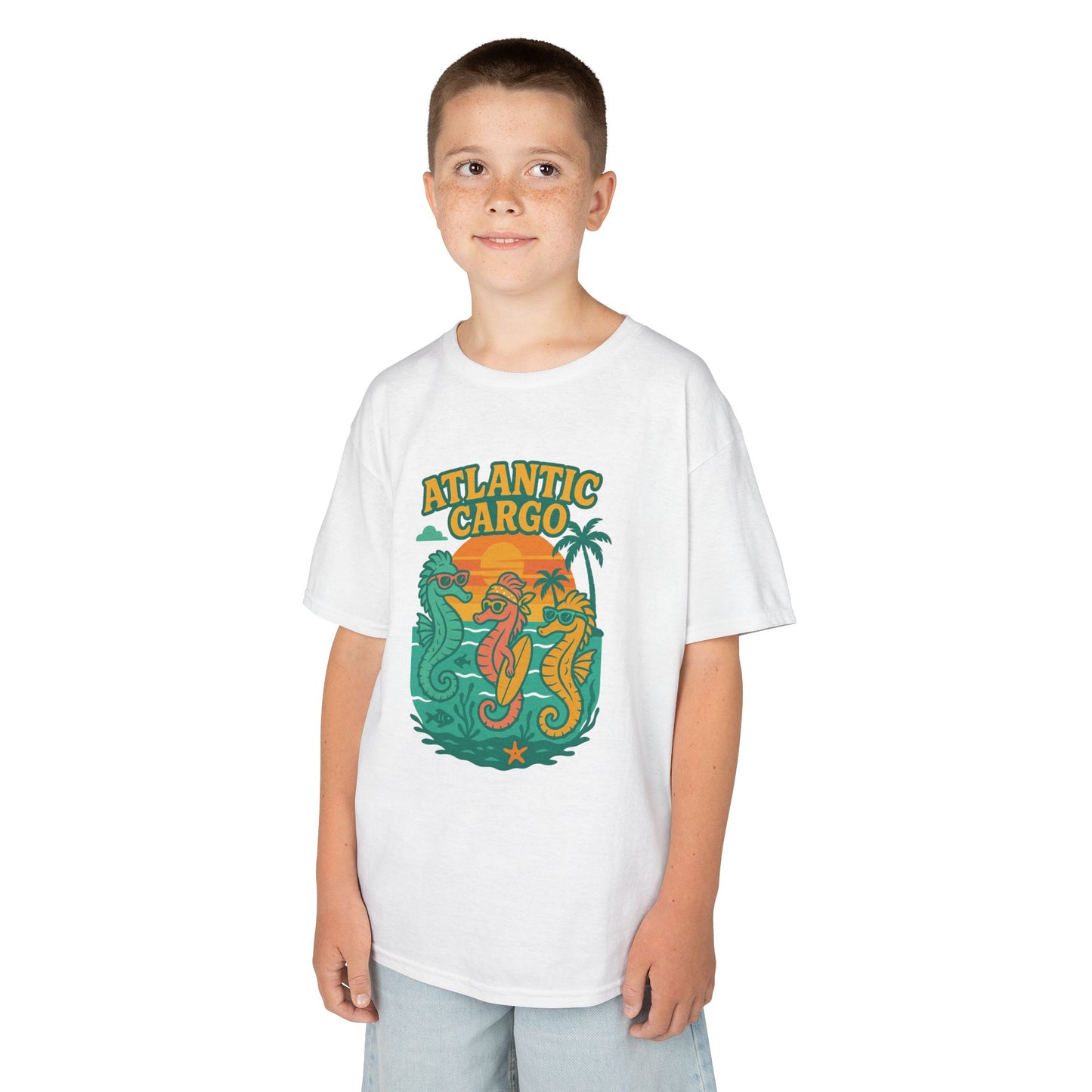 Kids T-Shirt - Atlantic Cargo Sea Horse Fun T-Shirt