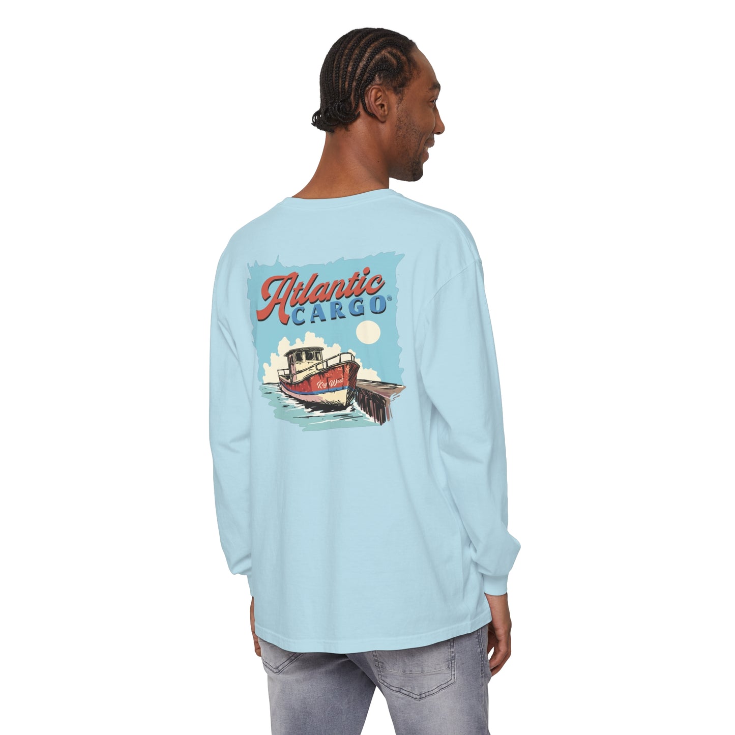 Atlantic Cargo Fishing Boat Long Sleeve Tee