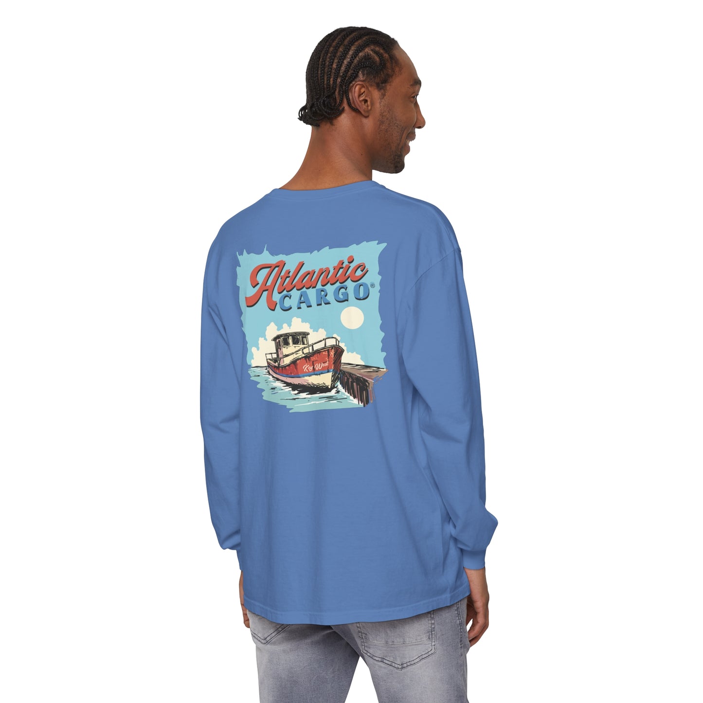 Atlantic Cargo Fishing Boat Long Sleeve Tee
