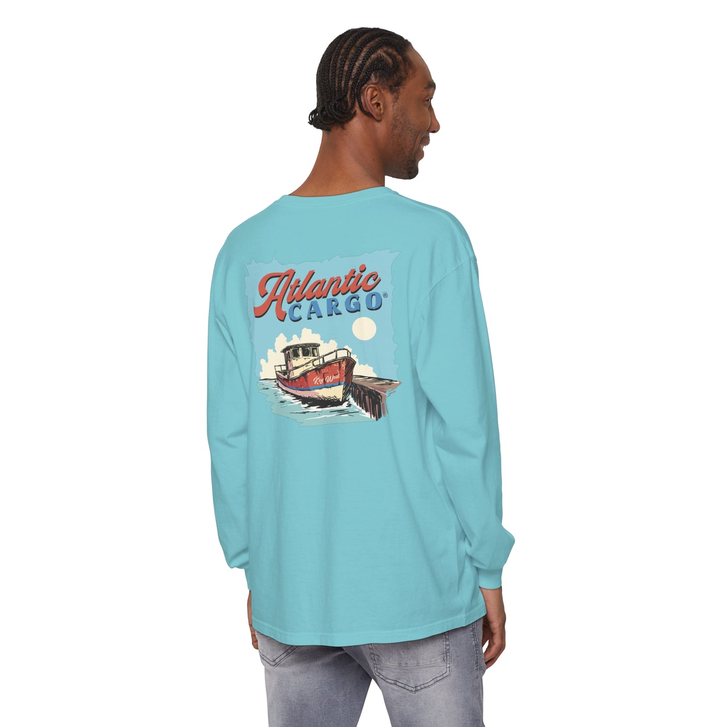 Atlantic Cargo Fishing Boat Long Sleeve Tee