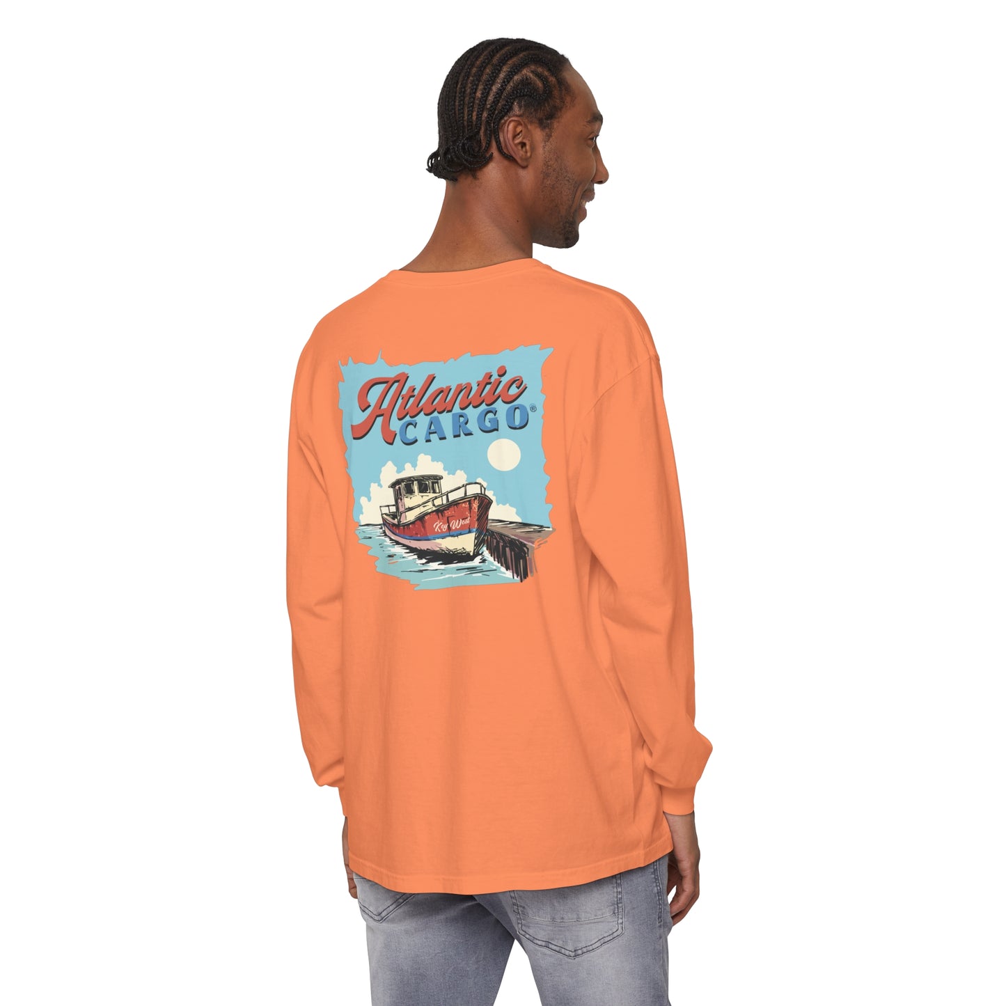 Atlantic Cargo Fishing Boat Long Sleeve Tee